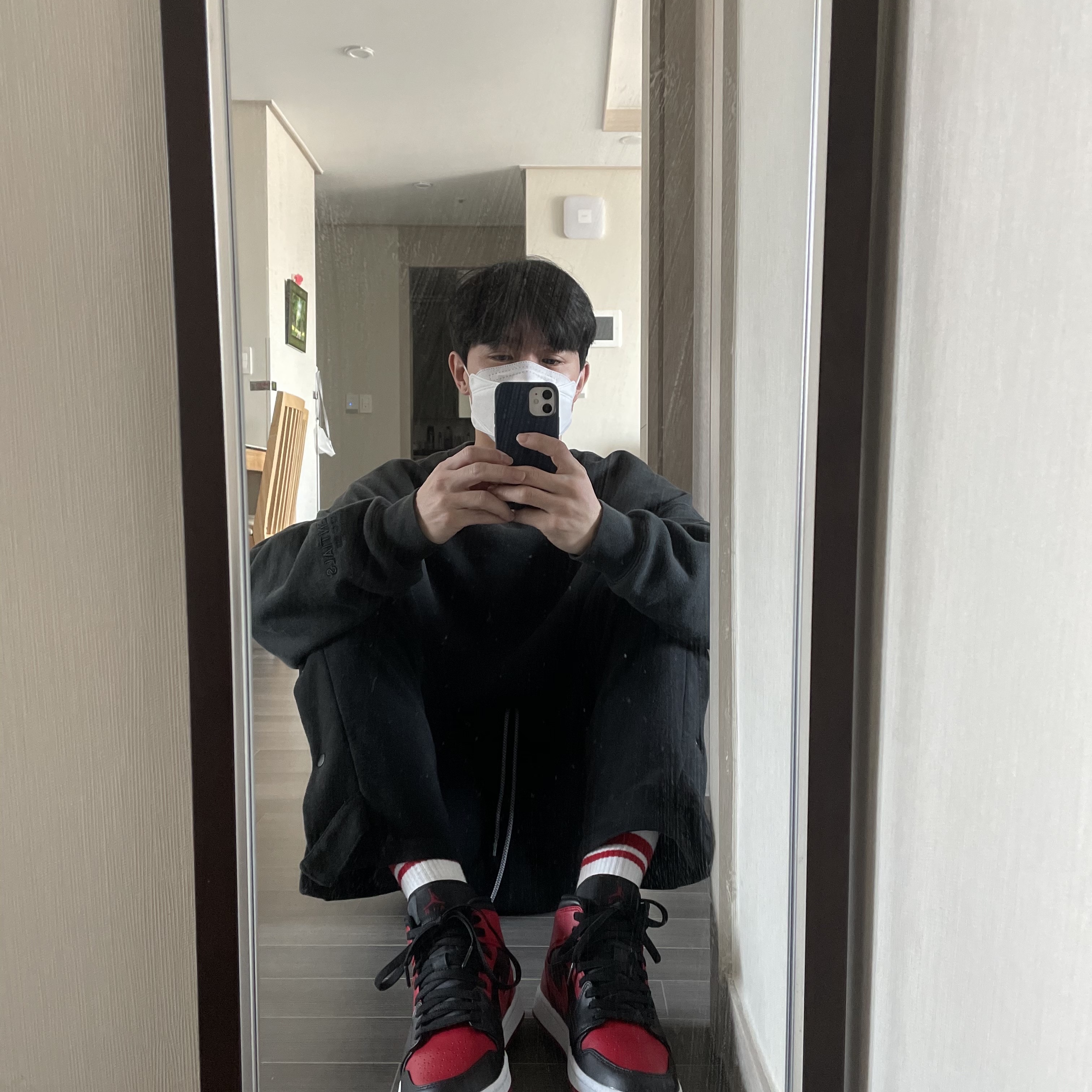 Jordan 1 Mid Bred Banned 2020 착용 스타일