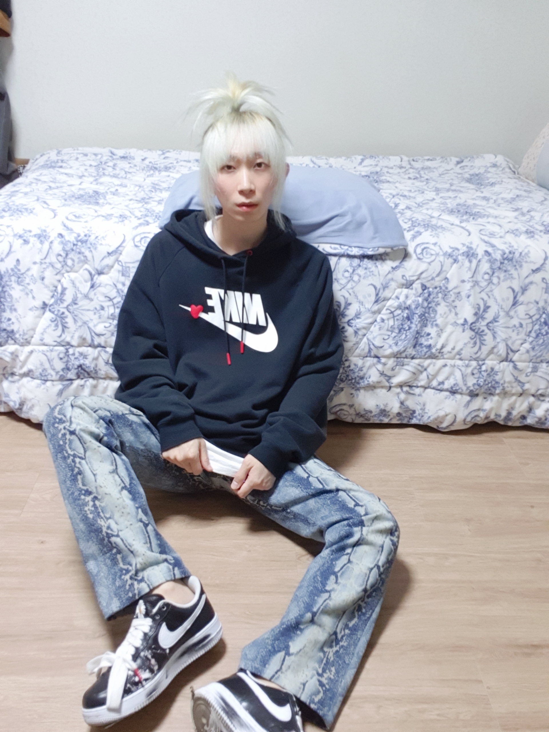 Nike x Peaceminusone Air Force 1 Low Para-Noise 착용 스타일 - 2