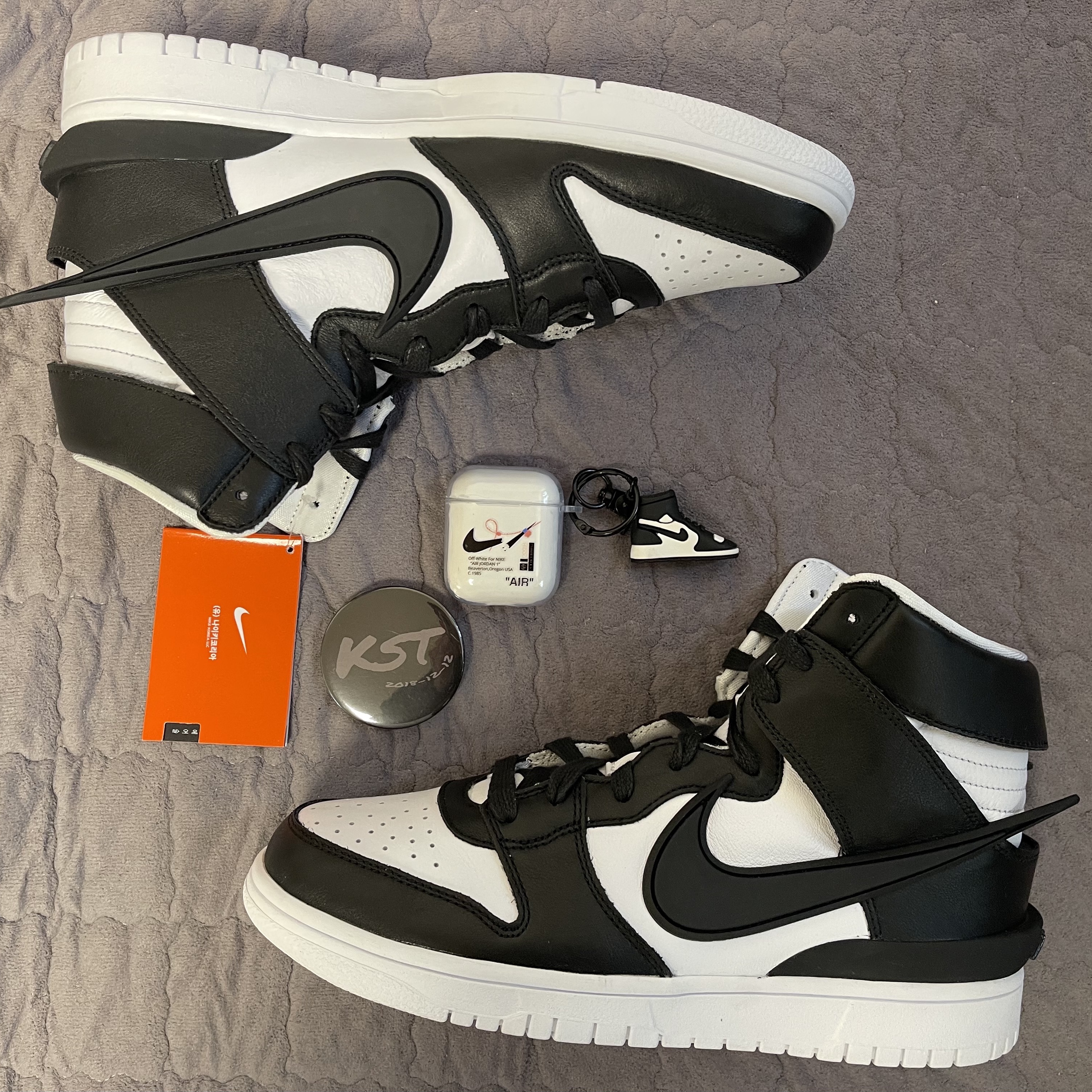 Nike x Ambush Dunk High Black 착용 스타일