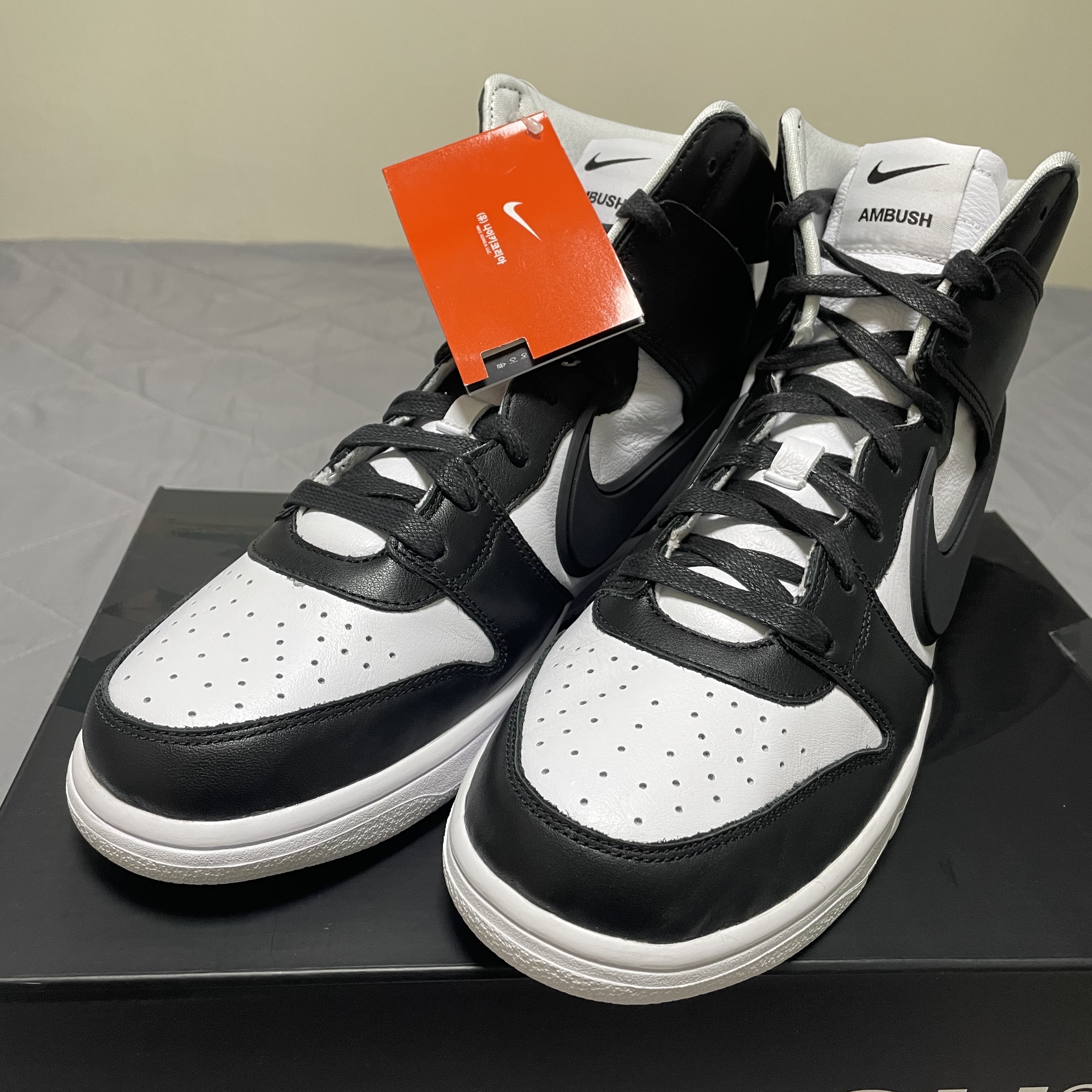 Nike x Ambush Dunk High Black 착용 스타일 - 4