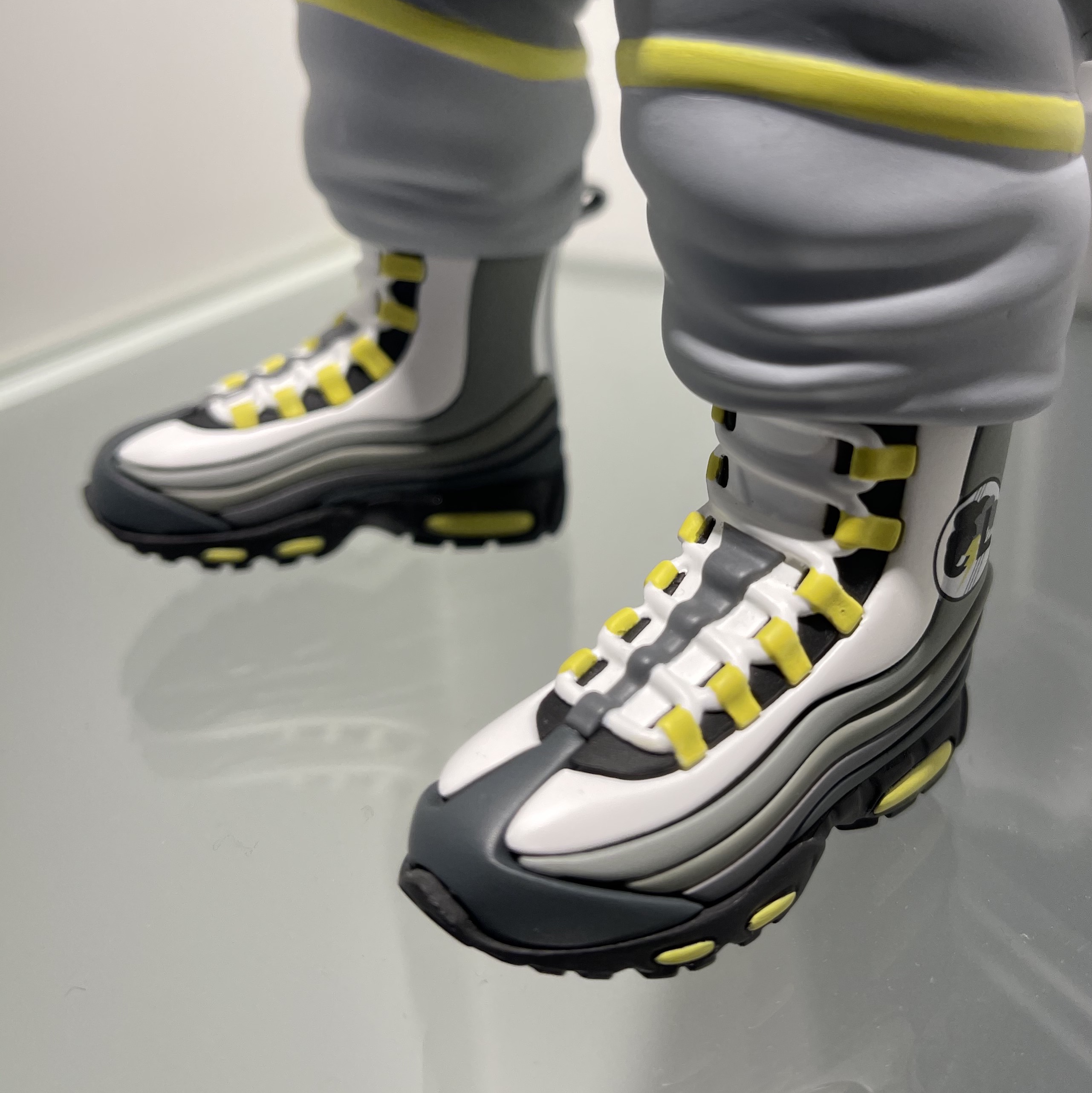 Nike Air Max 95 OG Neon 2015, Nike Air Max 95 OG Neon Yellow 2020 착용 스타일