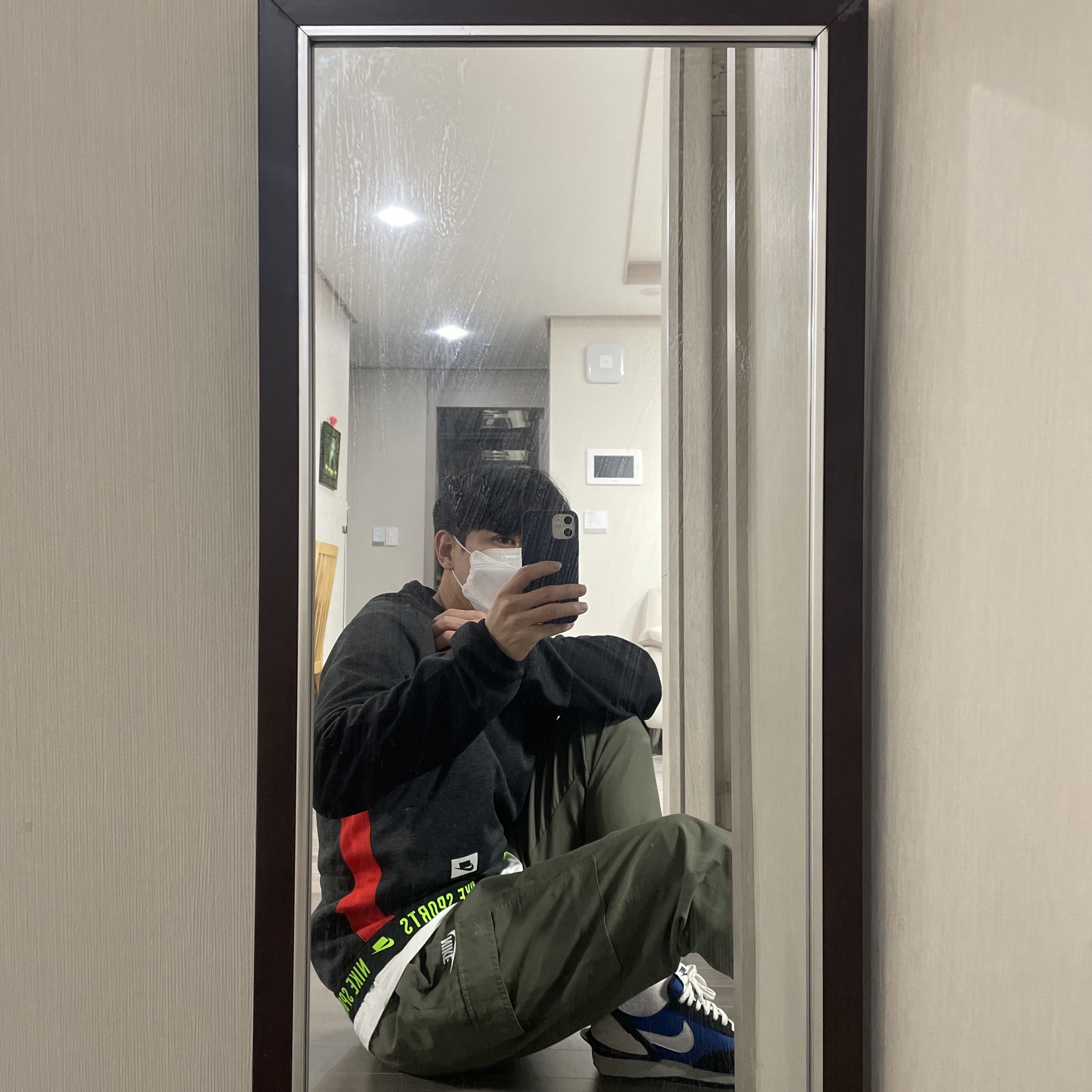 Nike x Undercover Daybreak Blue Jay 착용 스타일