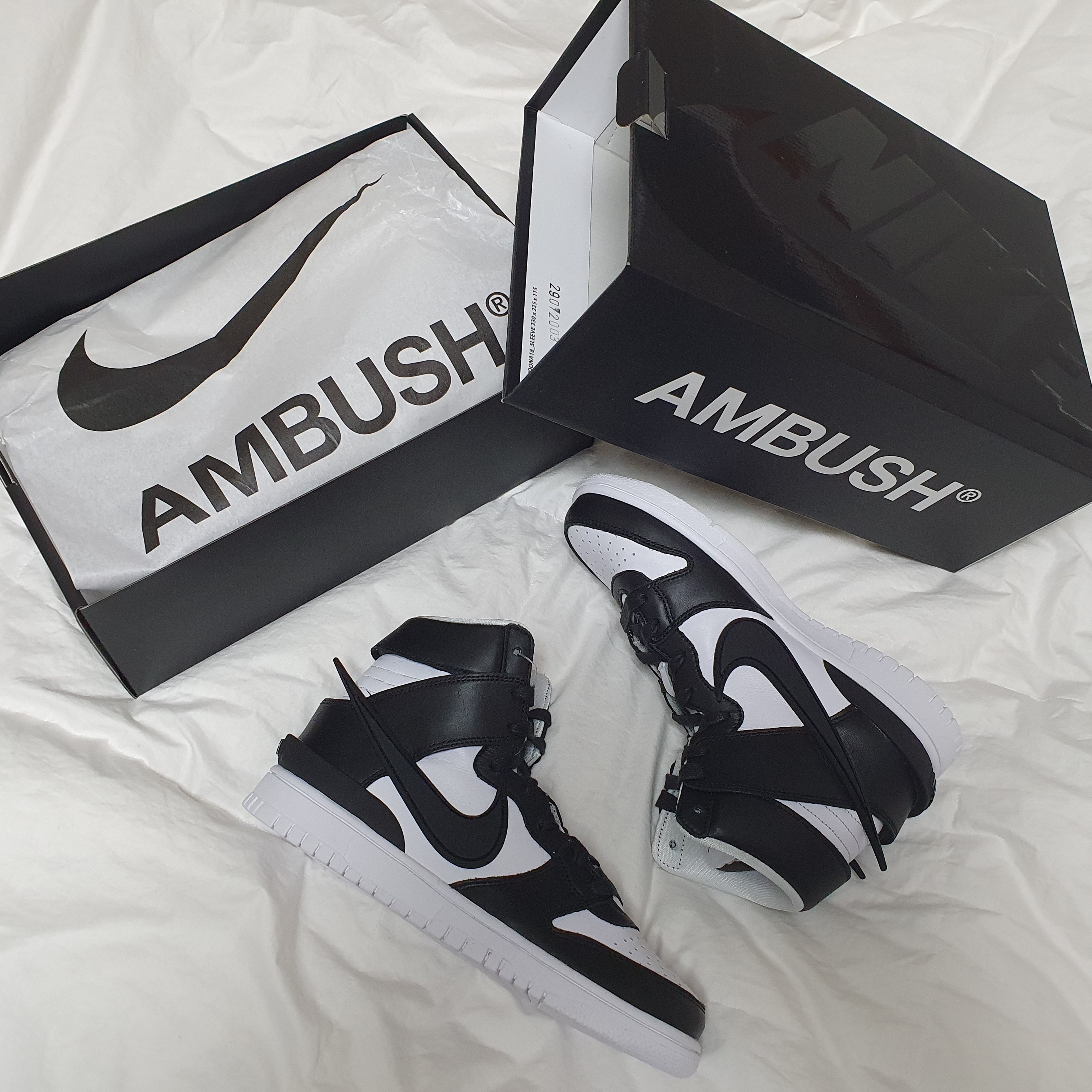 Nike x Ambush Dunk High Black 착용 스타일