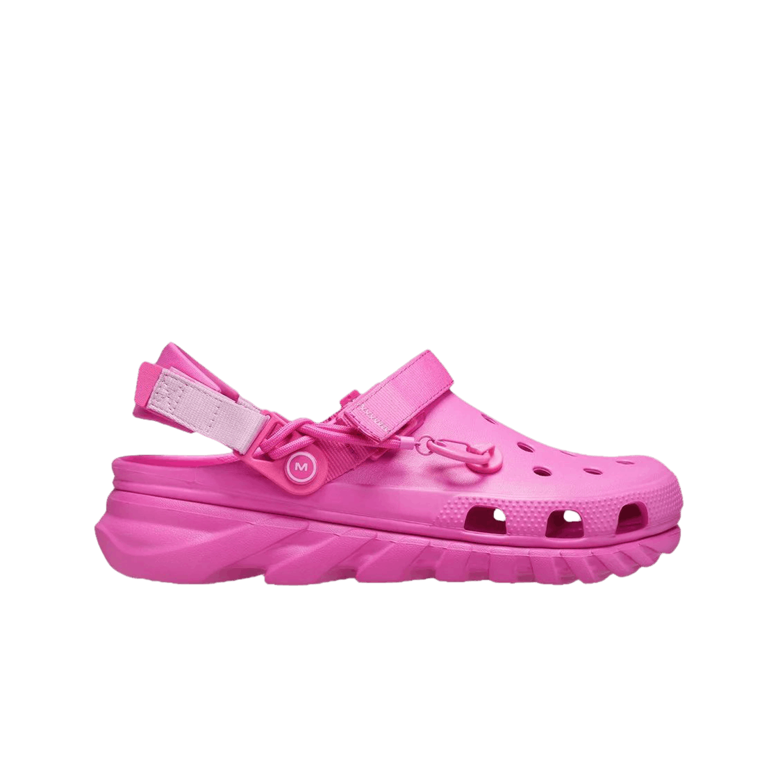 크록스 x 포스트 말론 듀엣 맥스 클로그 일렉트릭 핑크