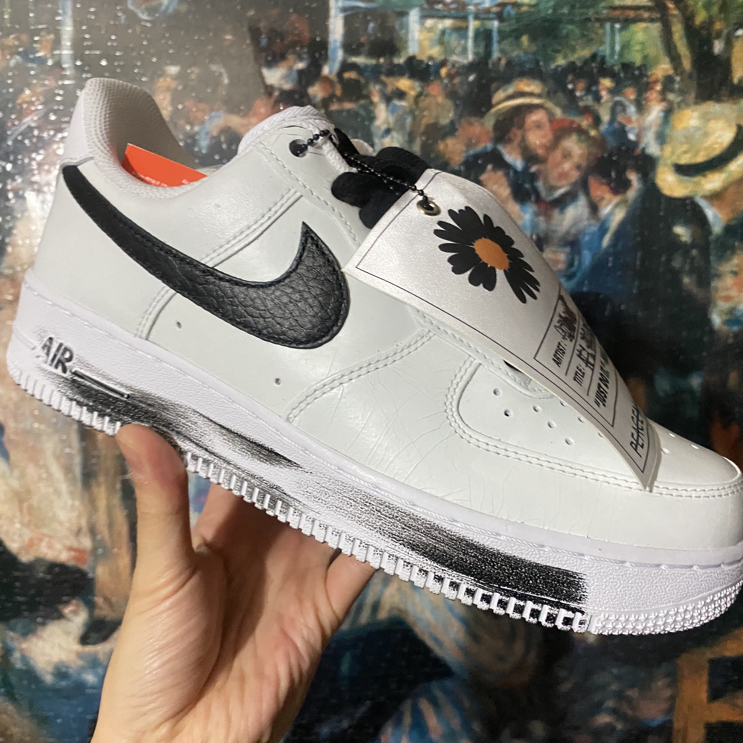 Nike x Peaceminusone Air Force 1 Low Para-Noise 2.0 착용 스타일