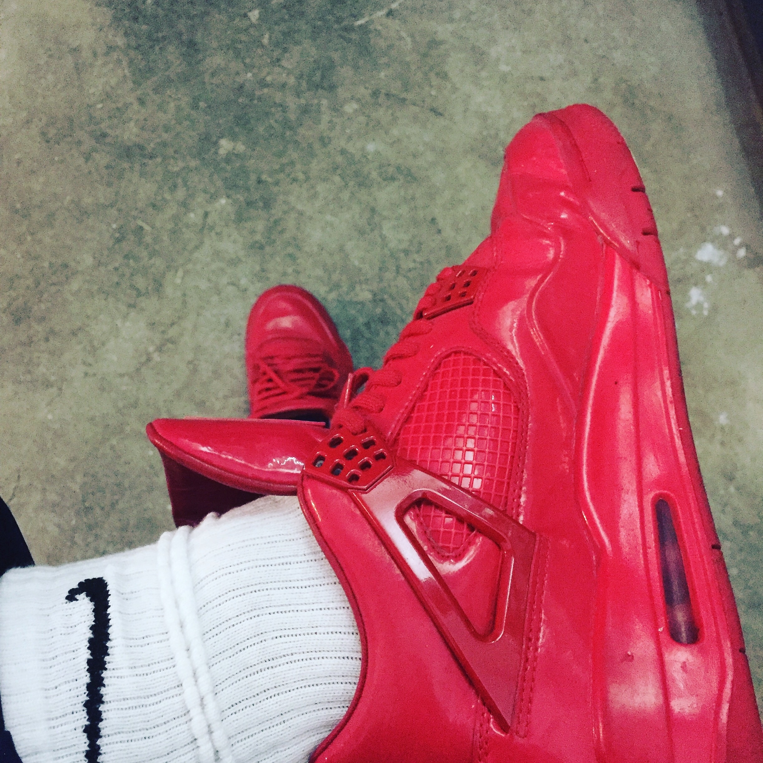 Jordan 4 Retro 11Lab4 Red 착용 스타일
