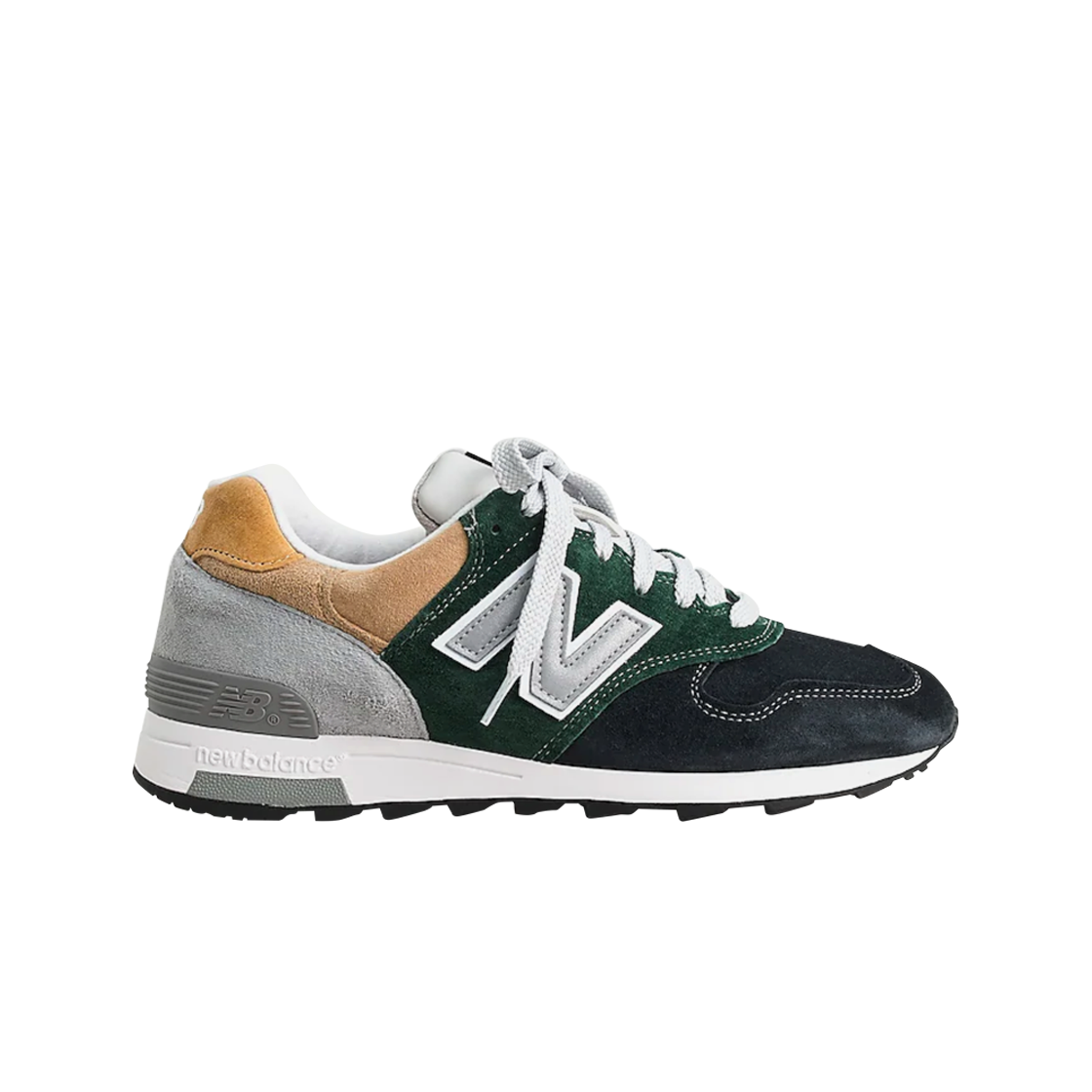 뉴발란스 x 제이크루 1400 메이드 인 USA 그린 네이비 탄(New Balance x J.Crew 1400 Made in USA Green Navy Tan)