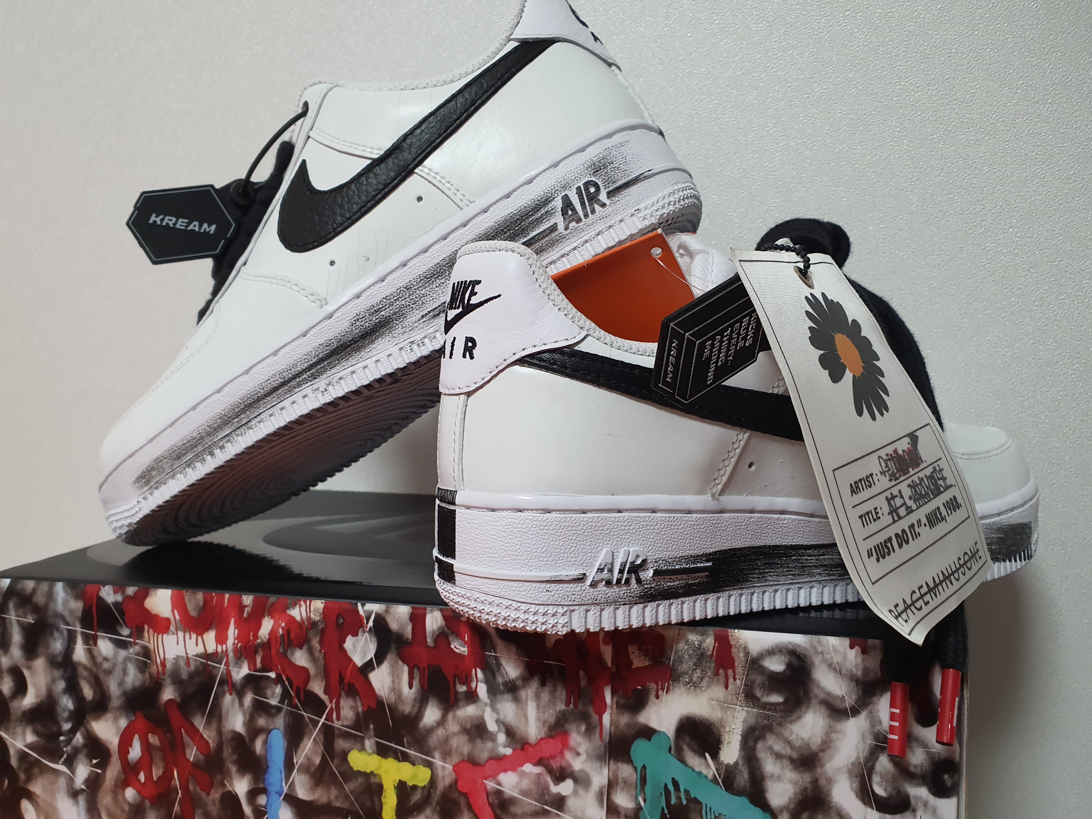 Nike x Peaceminusone Air Force 1 Low Para-Noise 2.0 착용 스타일 - 3