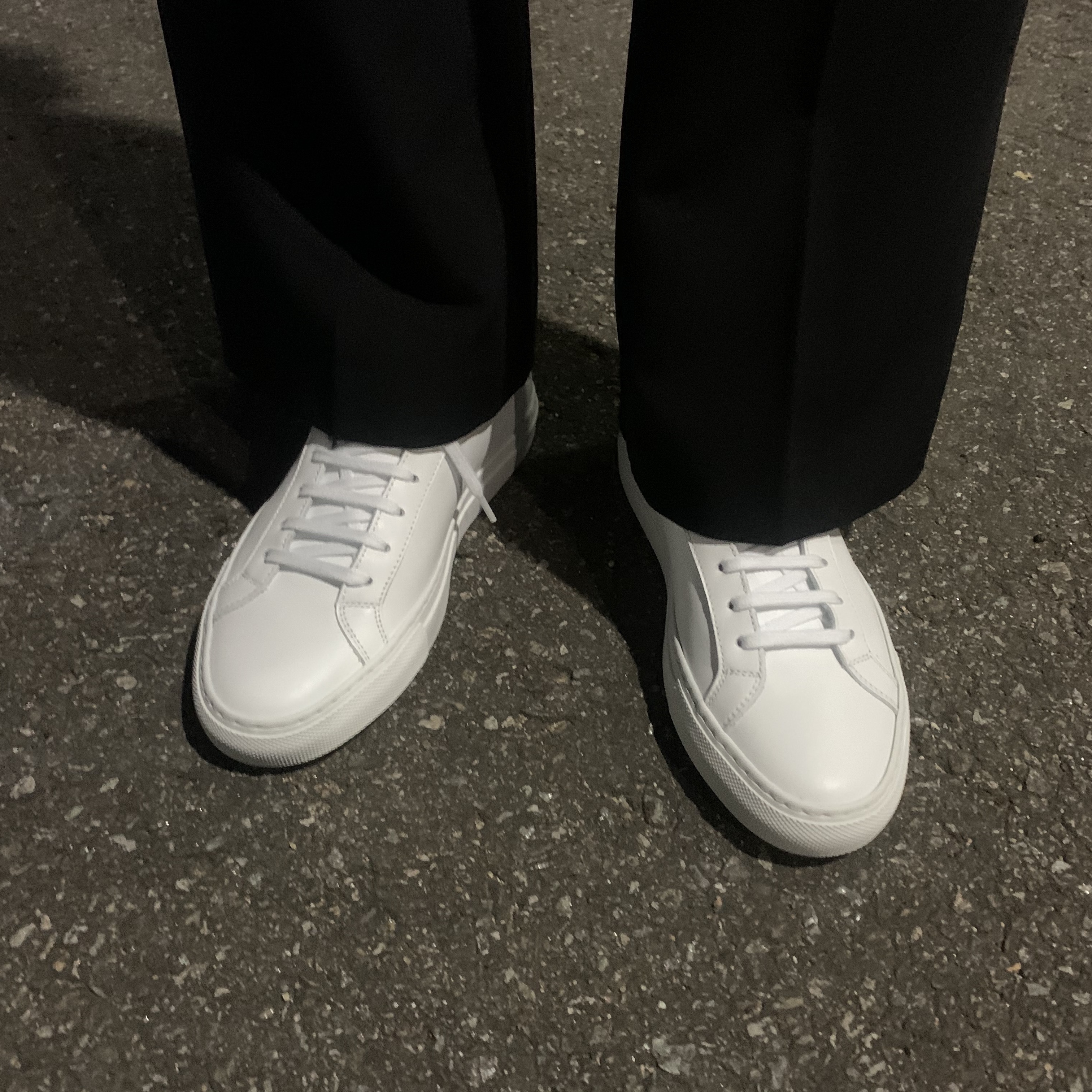(W) Common Projects Original Achilles Low White 착용 스타일 - 1
