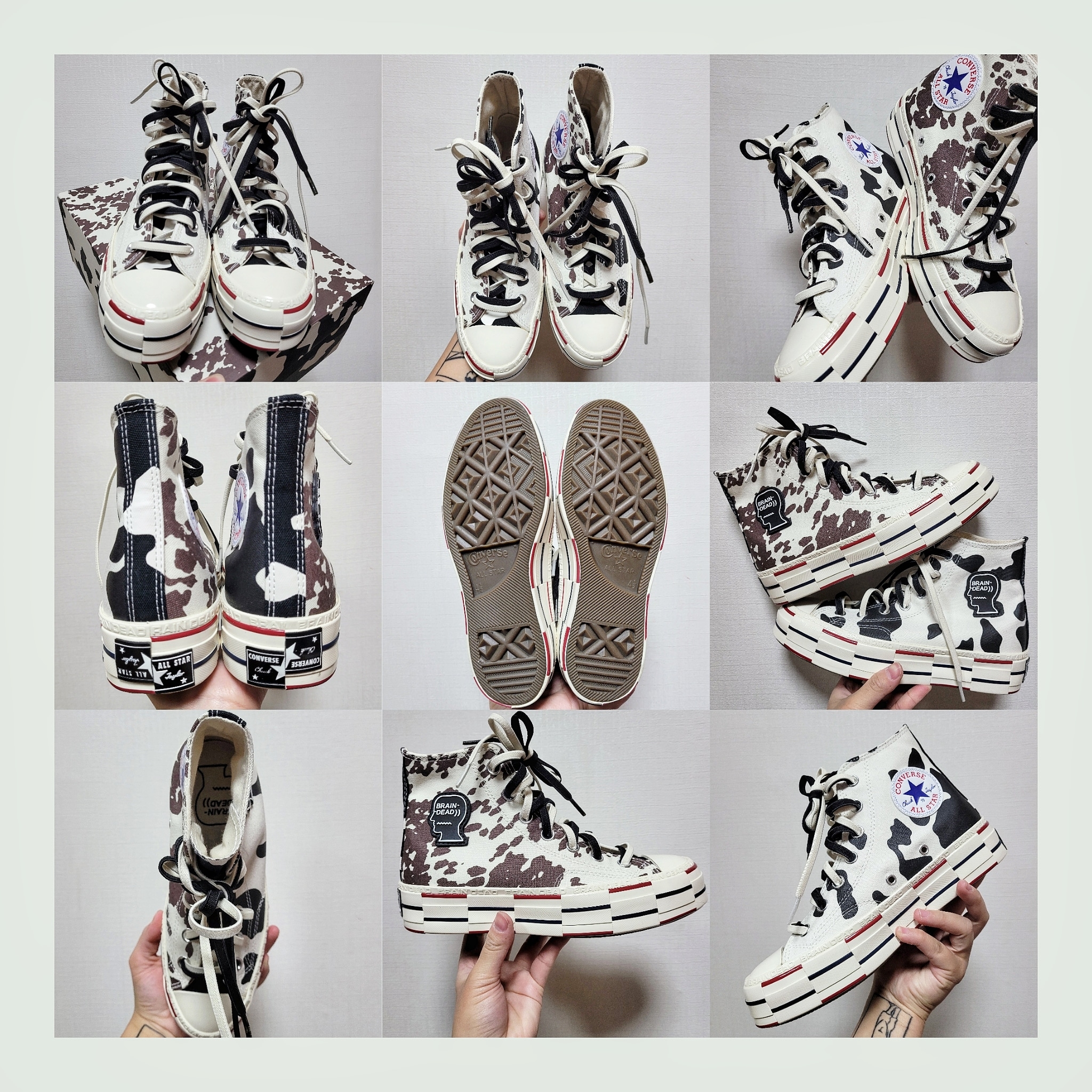 Converse x Brain Dead Chuck 70 Hi Egret 착용 스타일