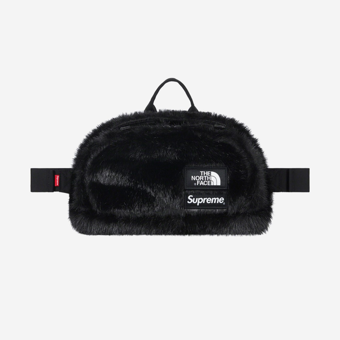 Supreme x The North Face Faux Fur Waist Bag Black - 20FW 상세 이미지 1