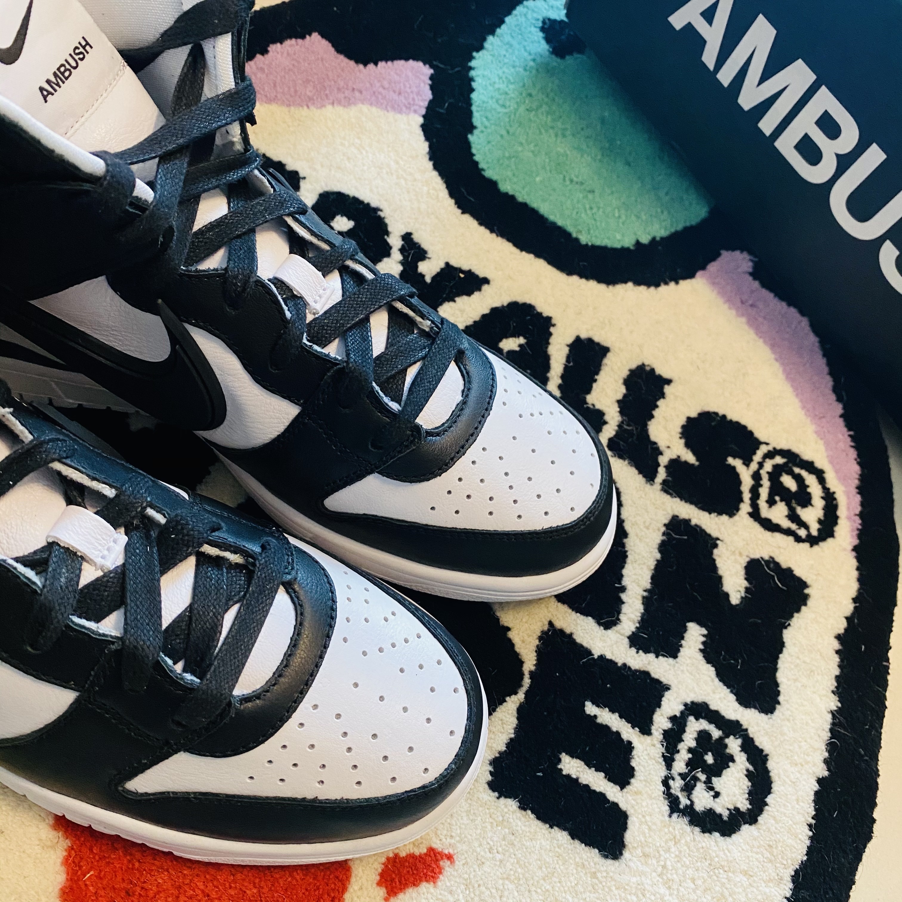 Nike x Ambush Dunk High Black 착용 스타일