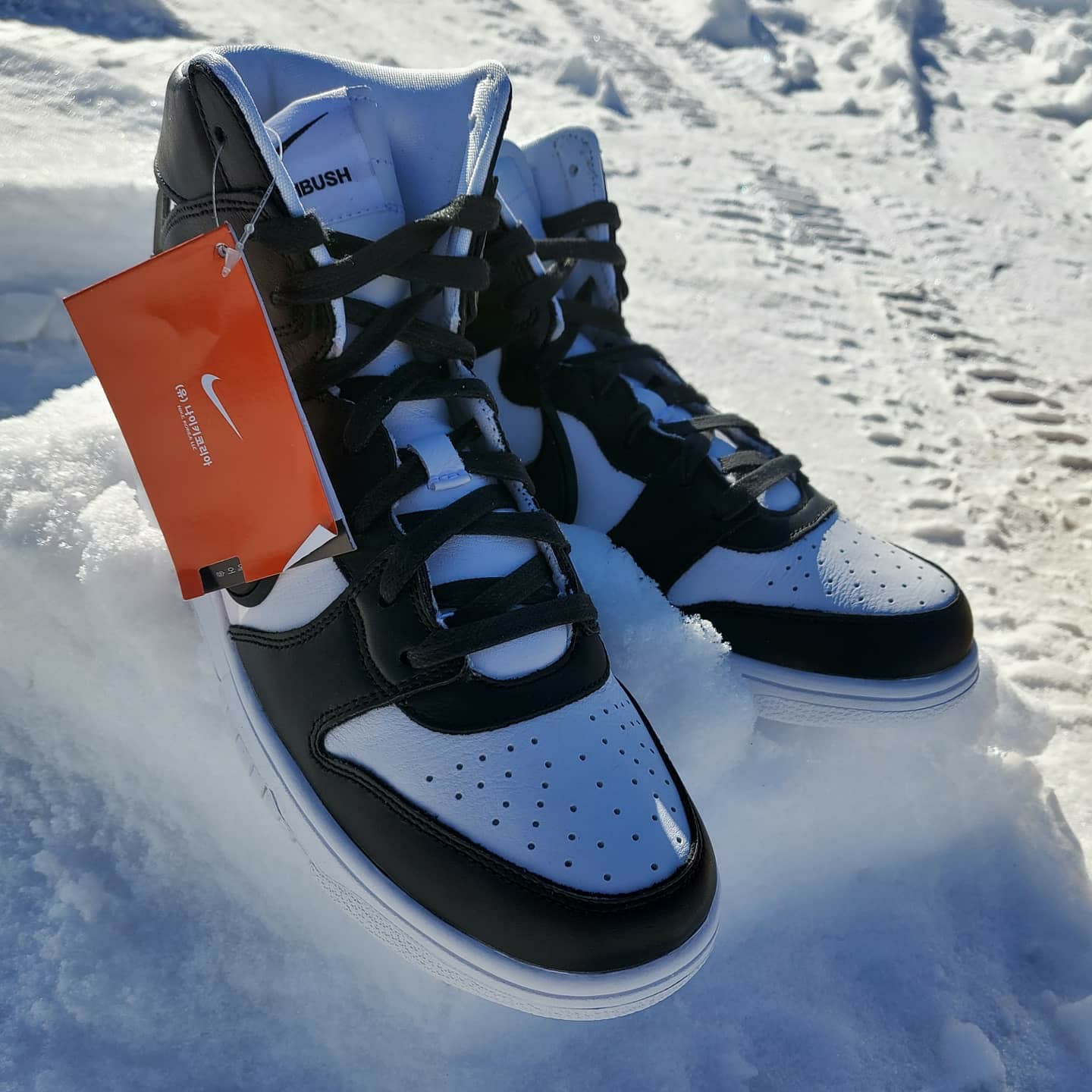 Nike x Ambush Dunk High Black 착용 스타일 - 1