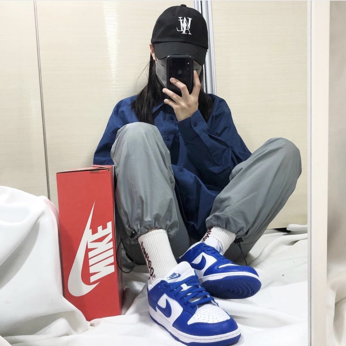 Nike Dunk Low SP Kentucky 2020 착용 스타일 - 1