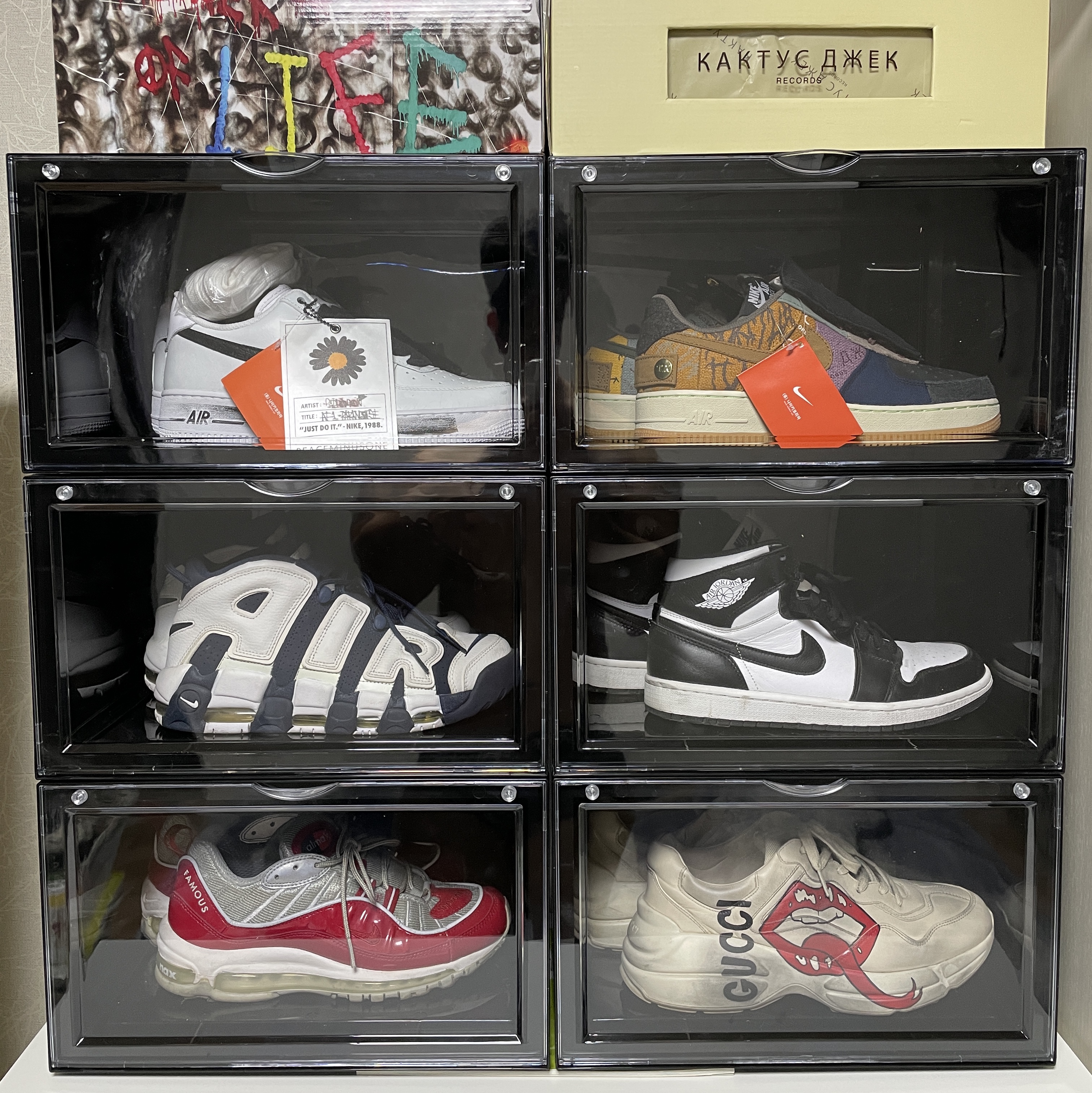 Nike x Peaceminusone Air Force 1 Low Para-Noise 2.0, Nike x Travis Scott Air Force 1 Low Cactus Jack 착용 스타일