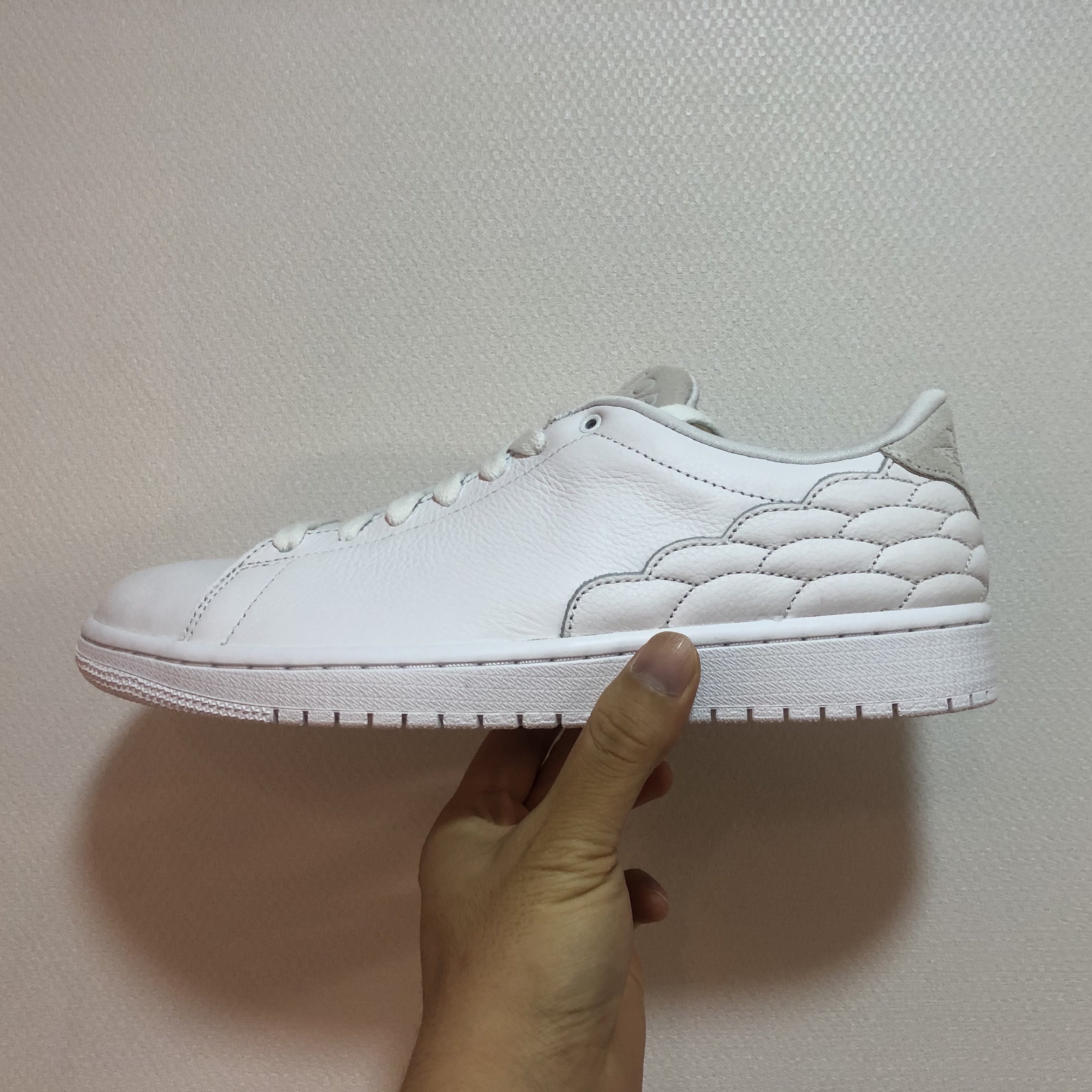 Jordan 1 Centre Court White On White 착용 스타일