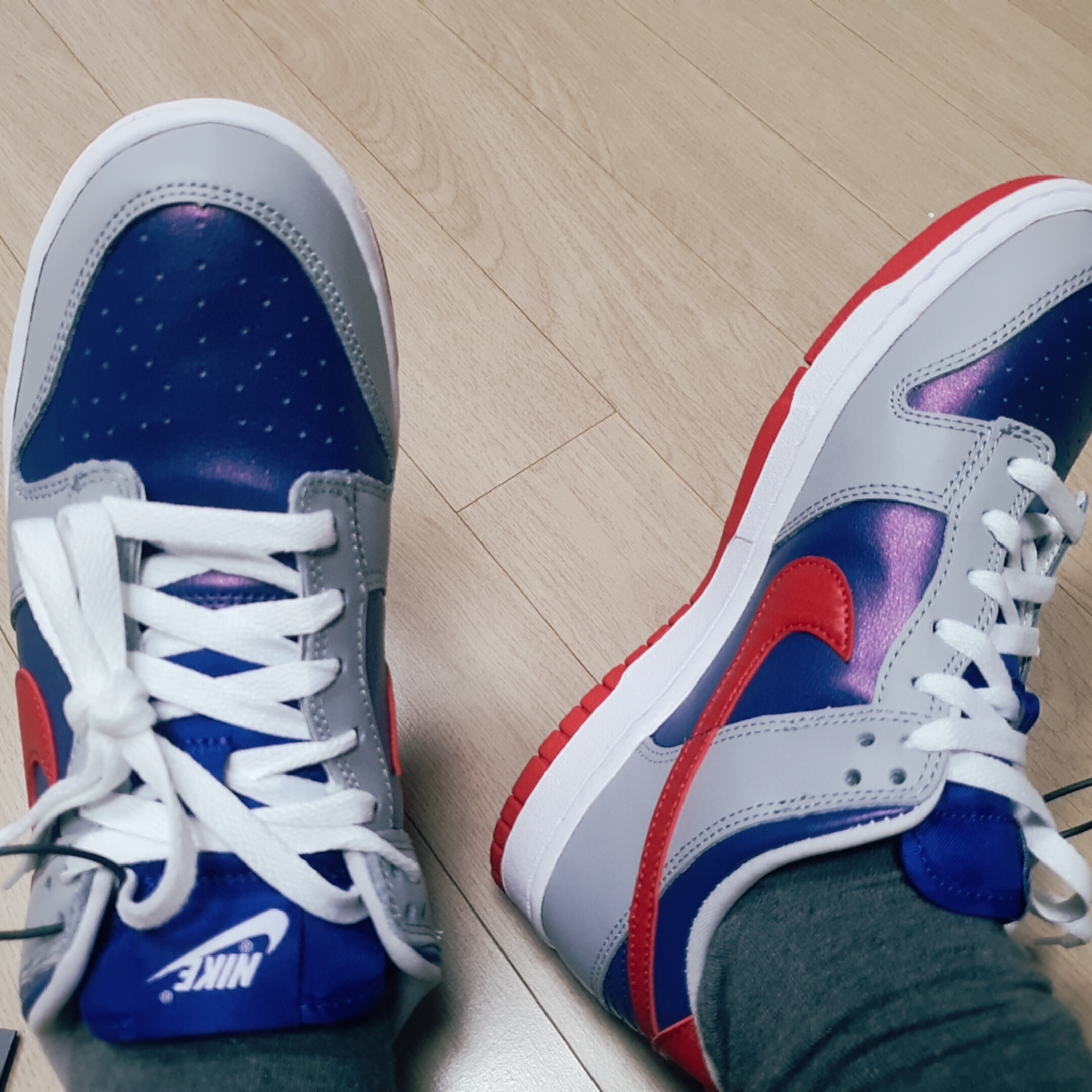 Nike Dunk Low SP Samba 2020 착용 스타일 - 1