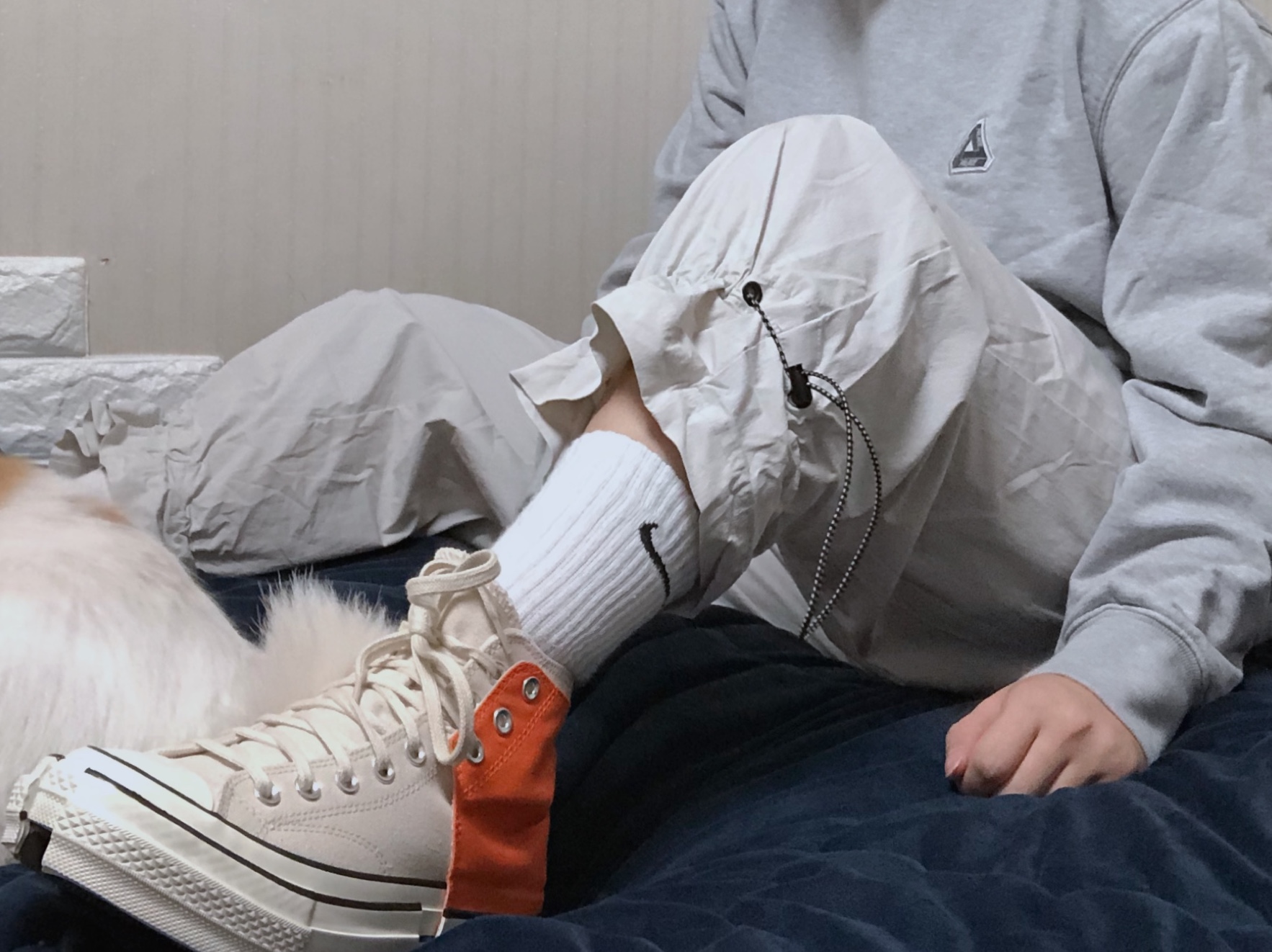 Converse x Feng Chen Wang Chuck 70 2-in-1 Persimmon Orange 착용 스타일 - 2