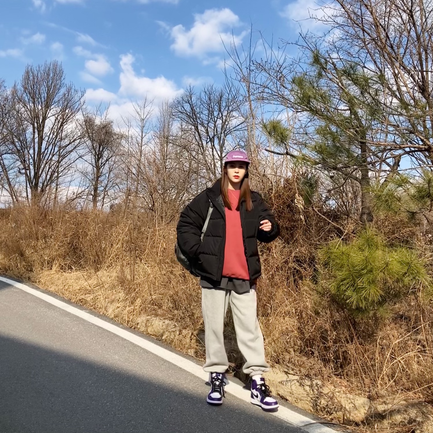 Jordan 1 Retro High OG Court Purple 2020 착용 스타일