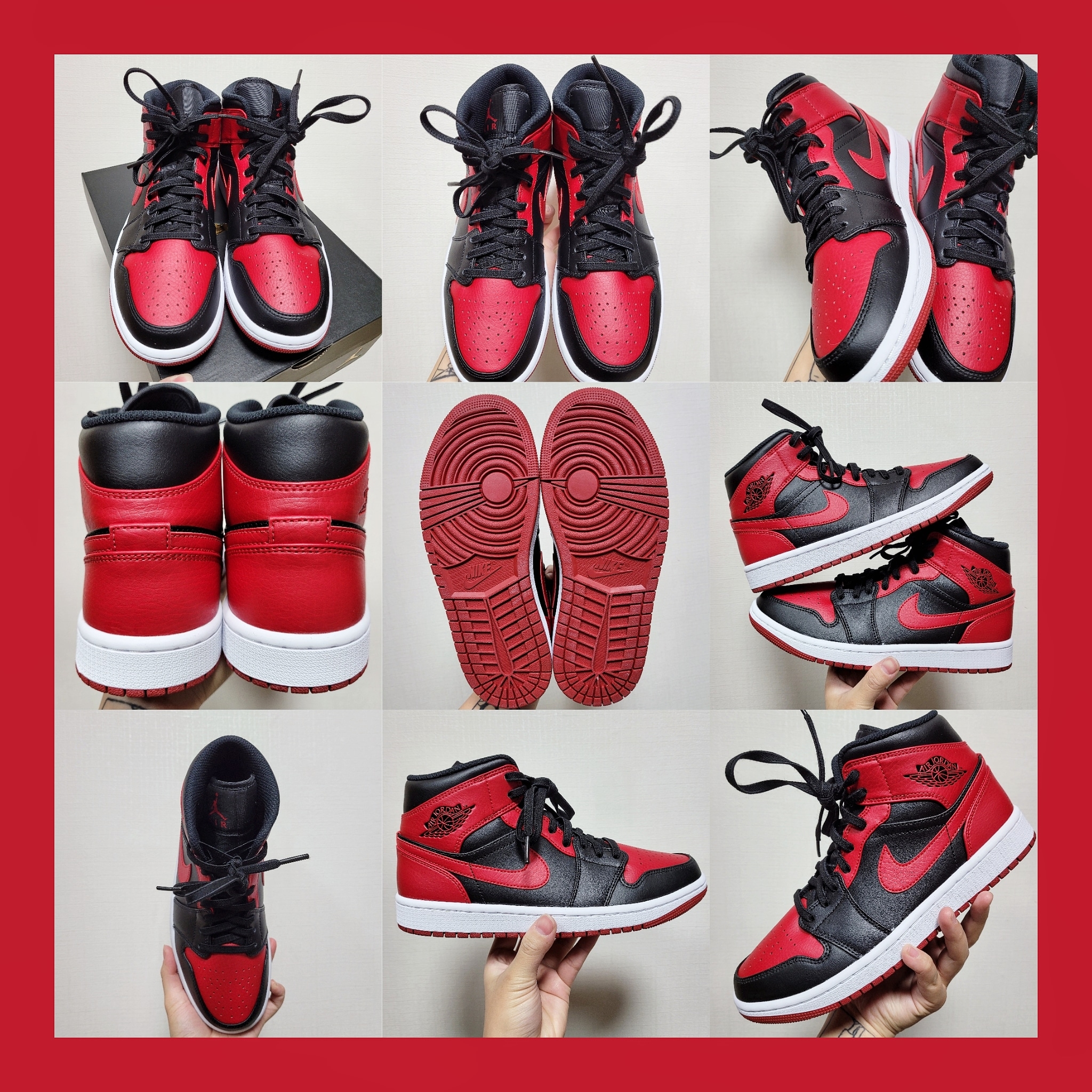 Jordan 1 Mid Bred Banned 2020 착용 스타일