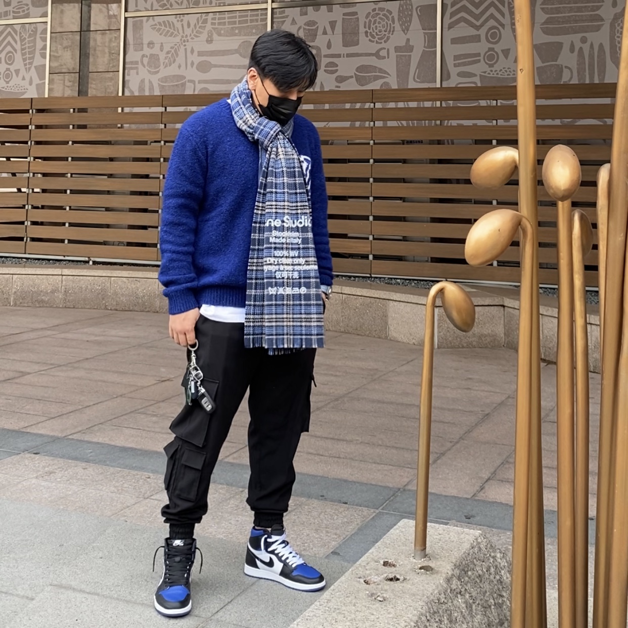 Jordan 1 Retro High OG Royal Toe 착용 스타일