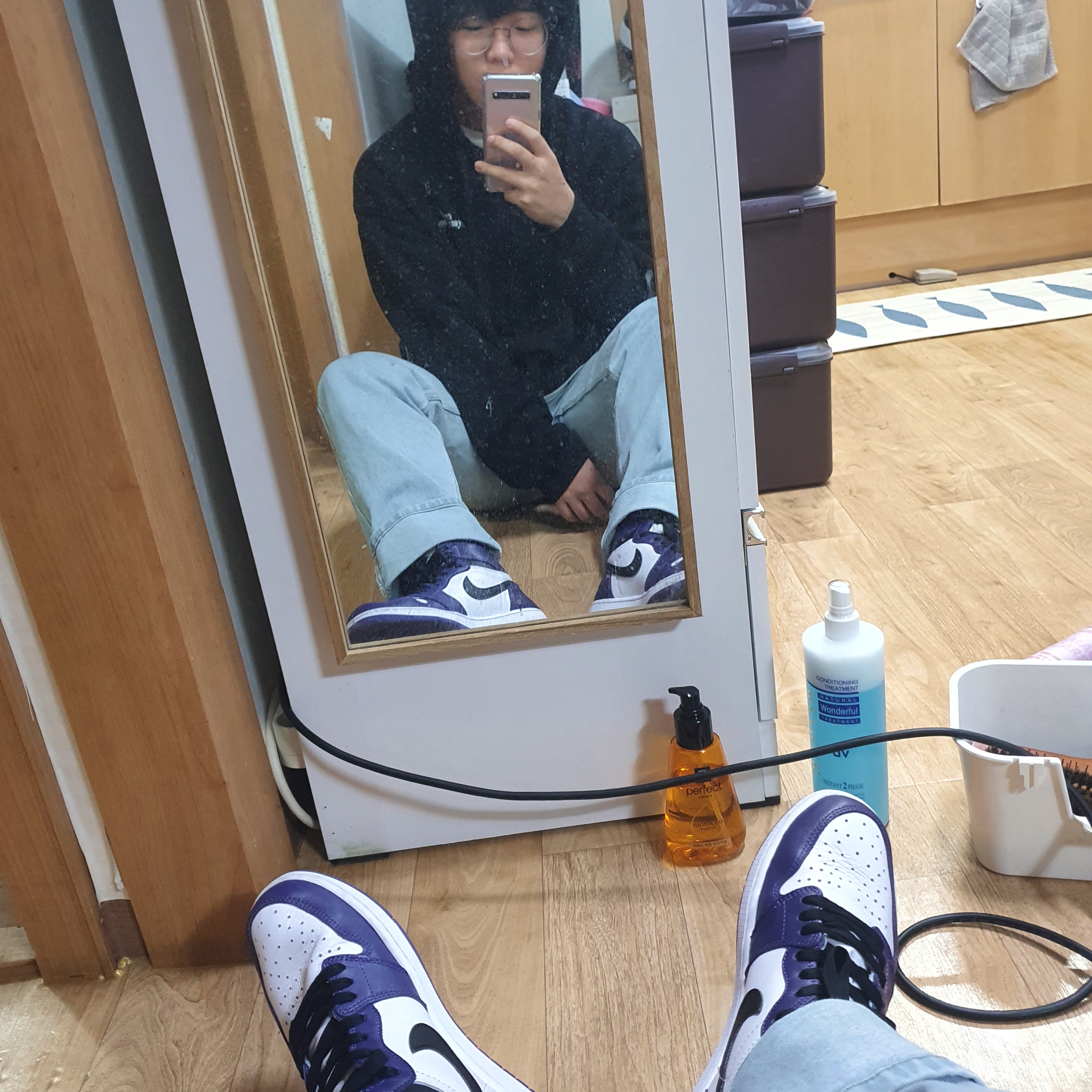 Jordan 1 Retro High OG Court Purple 2020 착용 스타일