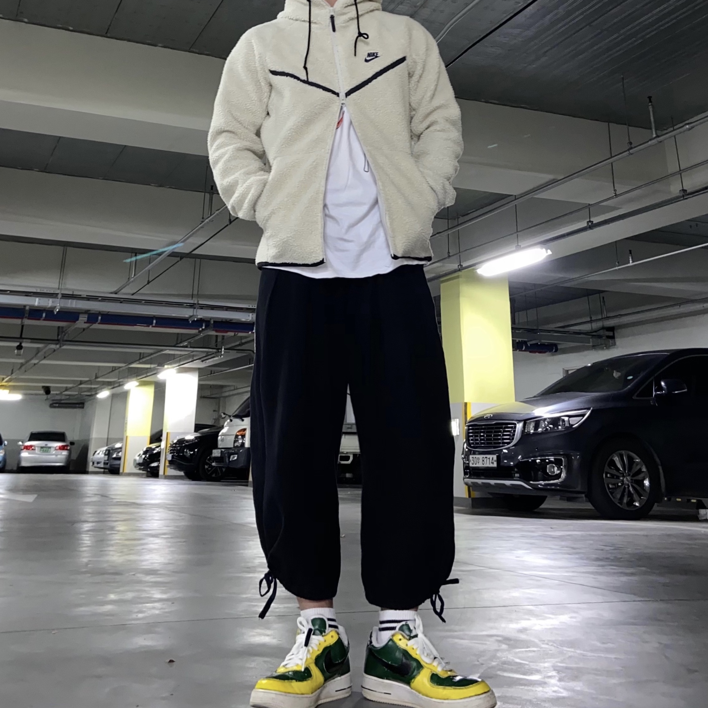 Nike Air Force 1 '07 Low White 착용 스타일