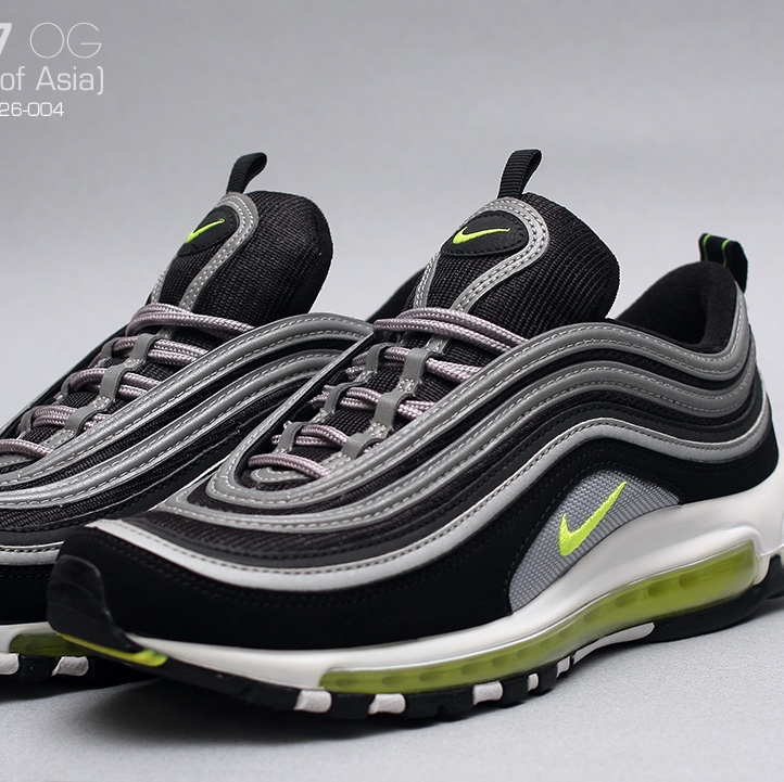 Nike Air Max 97 OG Black Volt Asia 착용 스타일 - 2