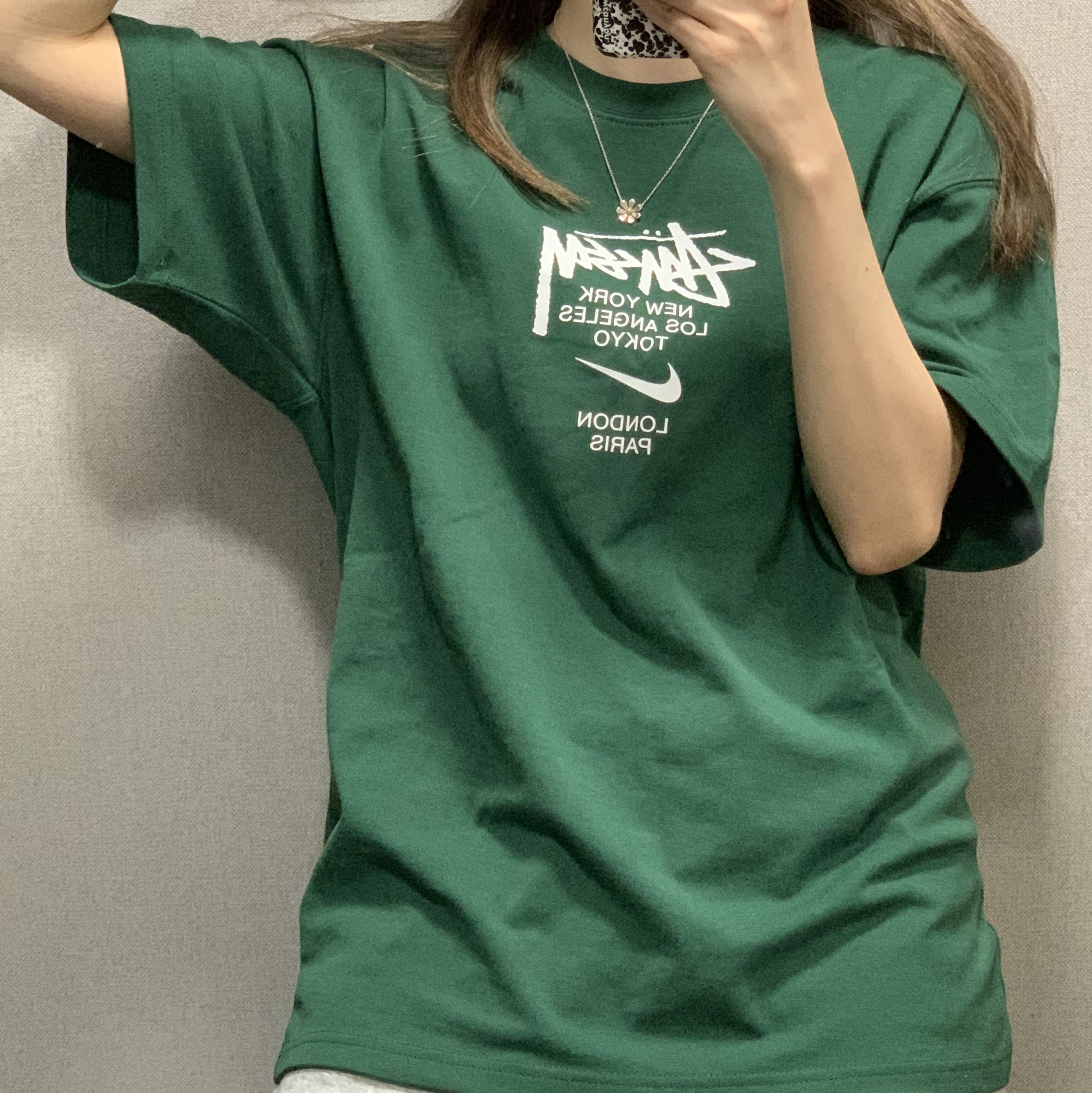 Nike x Stussy WT T-Shirt Green - Asia, Adidas Yeezy Boost 700 Wave Runner Solid Grey 2017/2019 착용 스타일 - 2