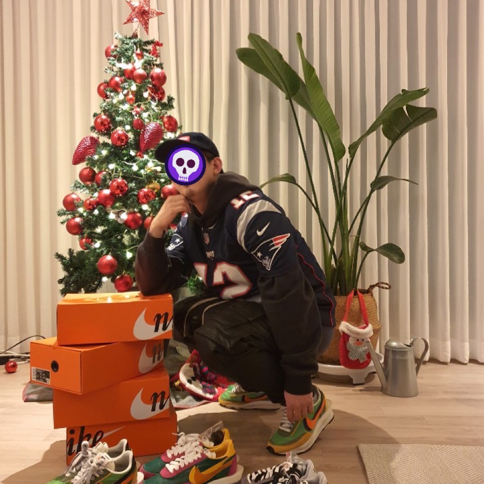 Nike x Sacai LDWaffle Green Multi, Nike x Sacai LDWaffle Black 착용 스타일 - 3