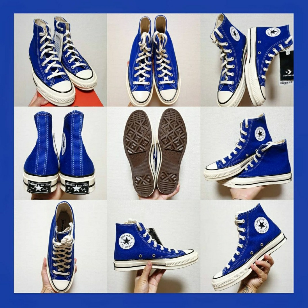 Converse Chuck 70 Hi Vintage Canvas Nightshade 착용 스타일