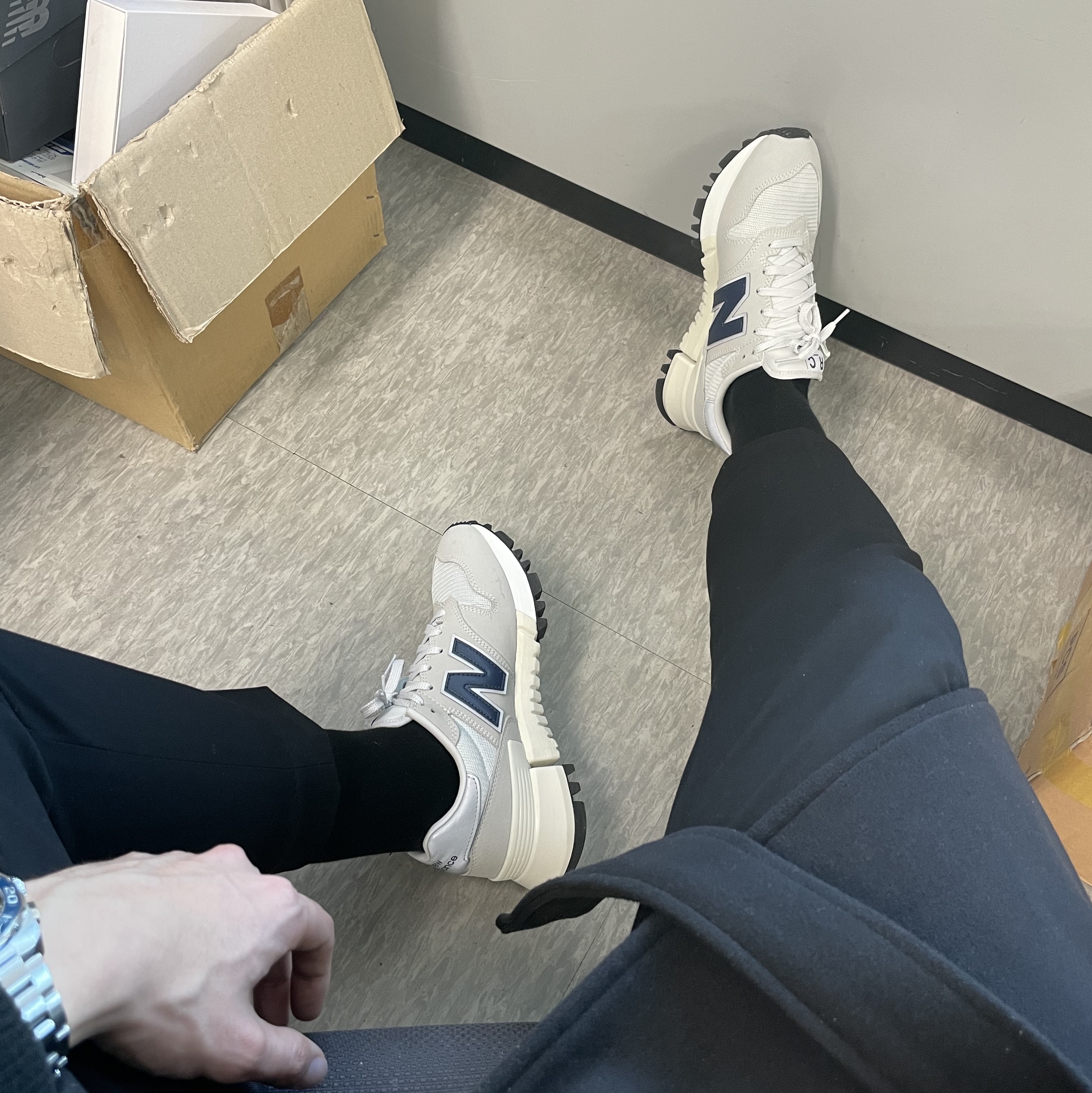 New Balance x Tokyo Design Studio R_C 1300 Summer Fog 착용 스타일