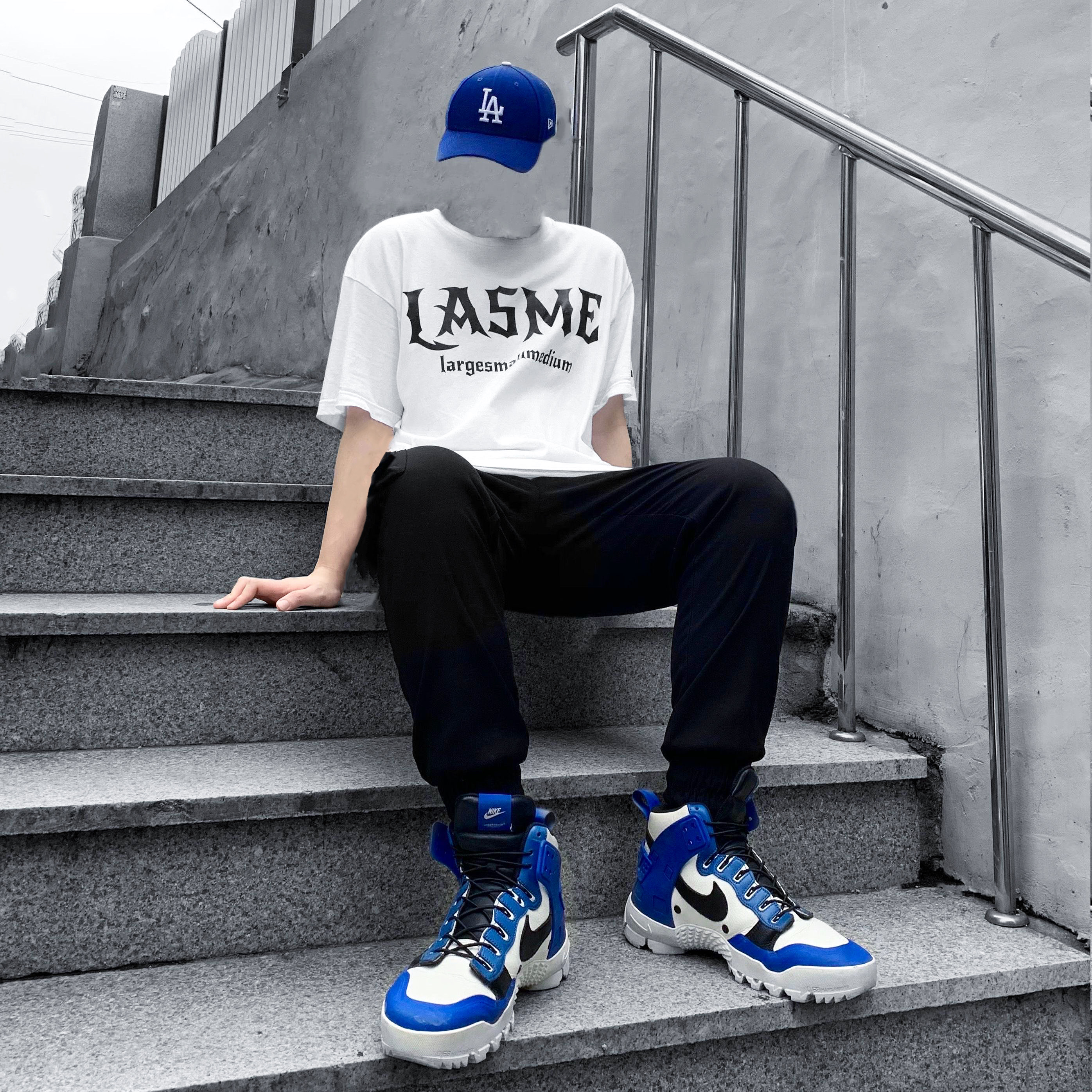 Nike x Undercover SFB Jungle Dunk White 착용 스타일