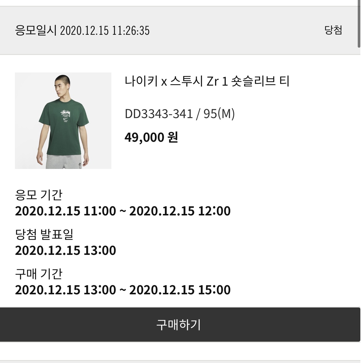 Nike x Stussy WT T-Shirt Green - Asia 착용 스타일