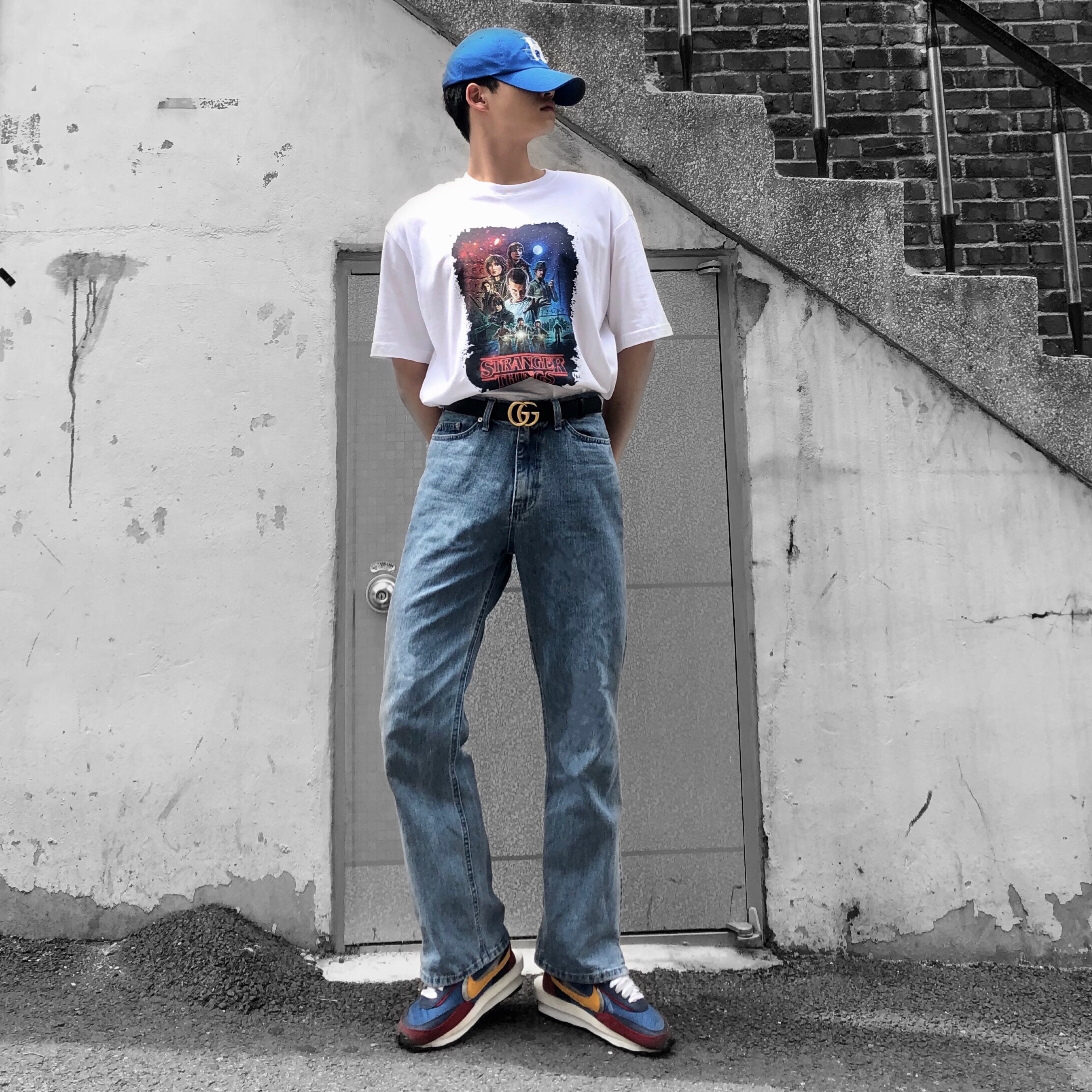 Nike x Supreme Zoom Streak Spectrum Plus Black, Balenciaga Track Sneakers White Orange 2019 착용 스타일 - 3