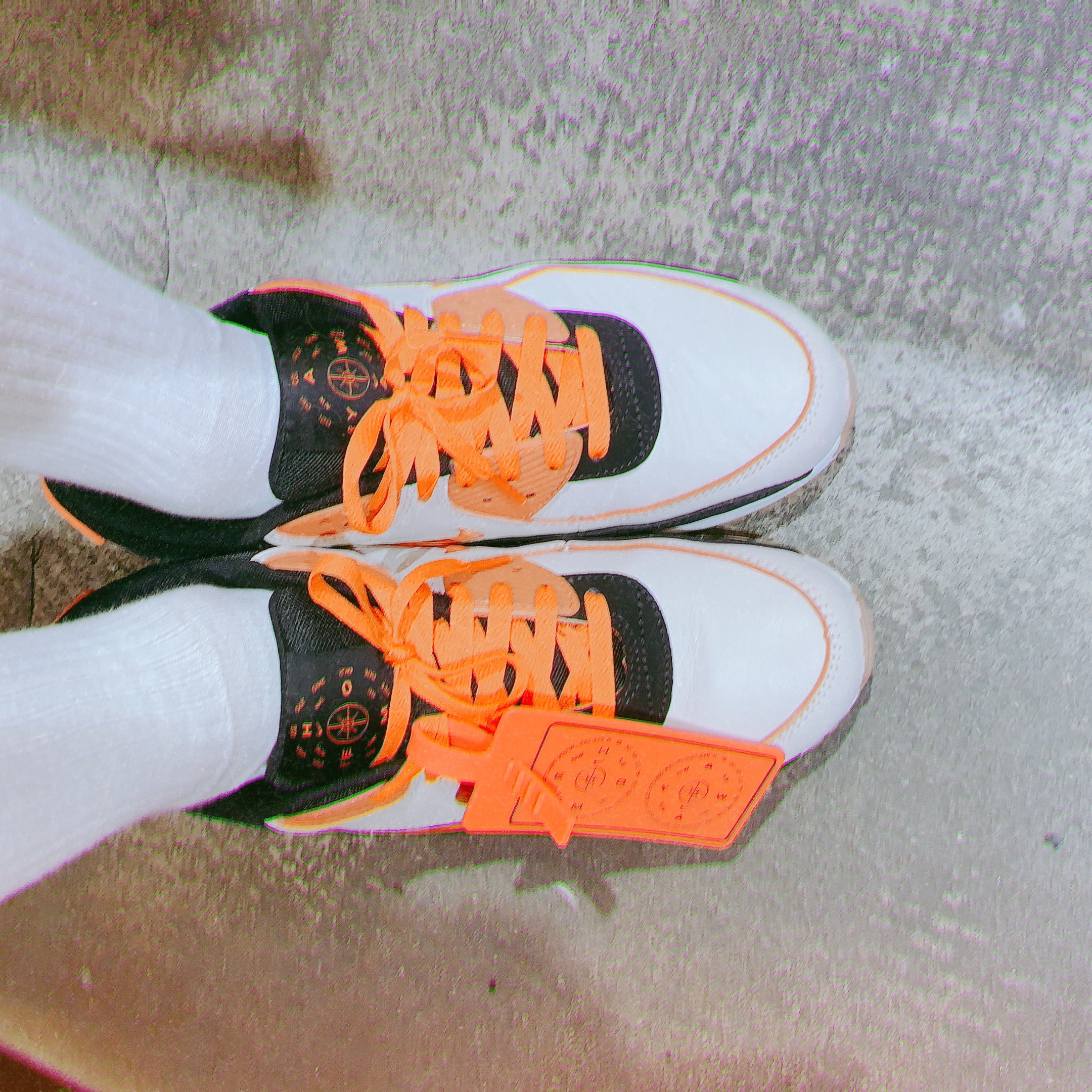 Nike Air Max 90 Home & Away Orange 착용 스타일