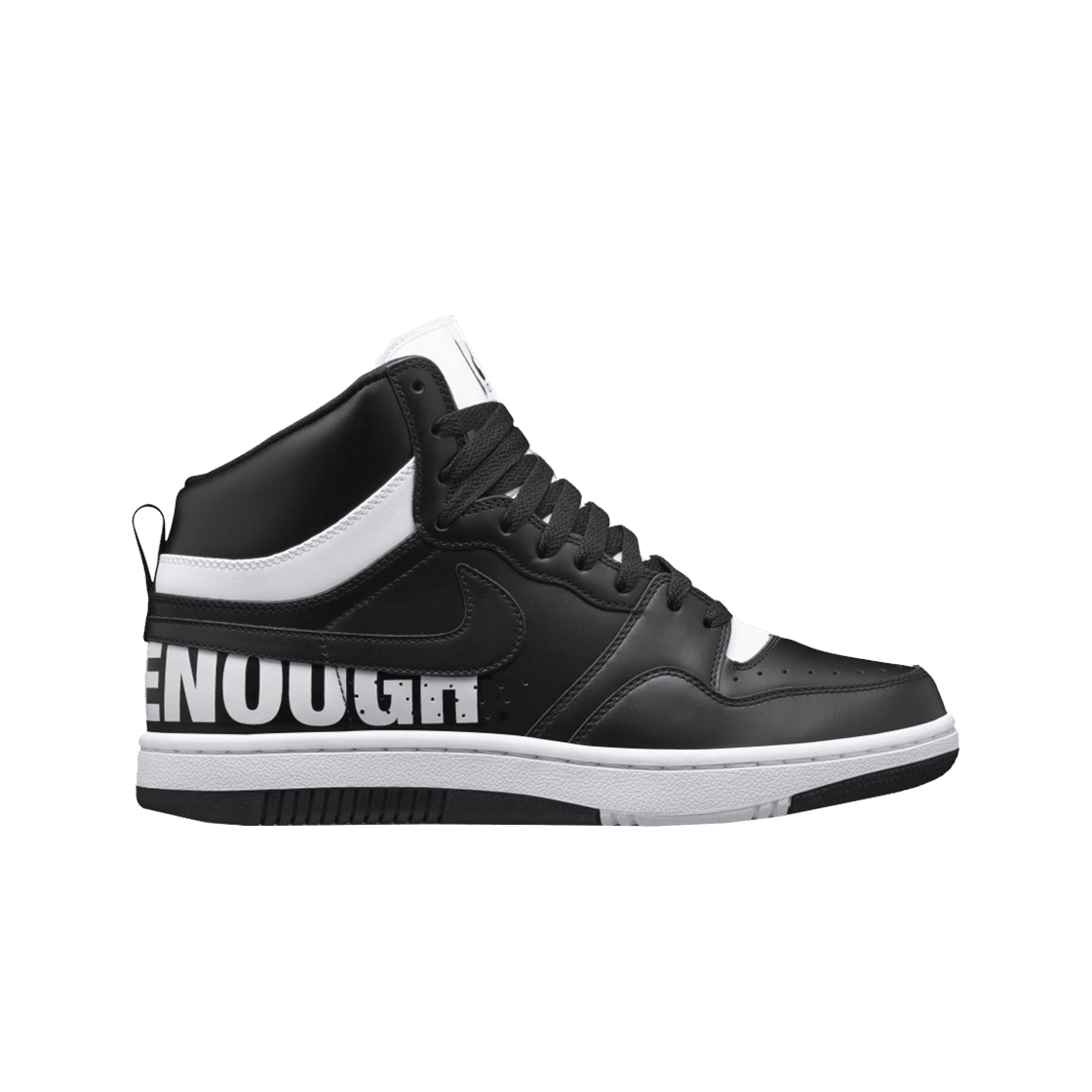 나이키 x 굿이너프 x 프라그먼트 코트포스 미드 SP 블랙 화이트(Nike x Goodenough x Fragment Court Force Mid SP Black White) - 1