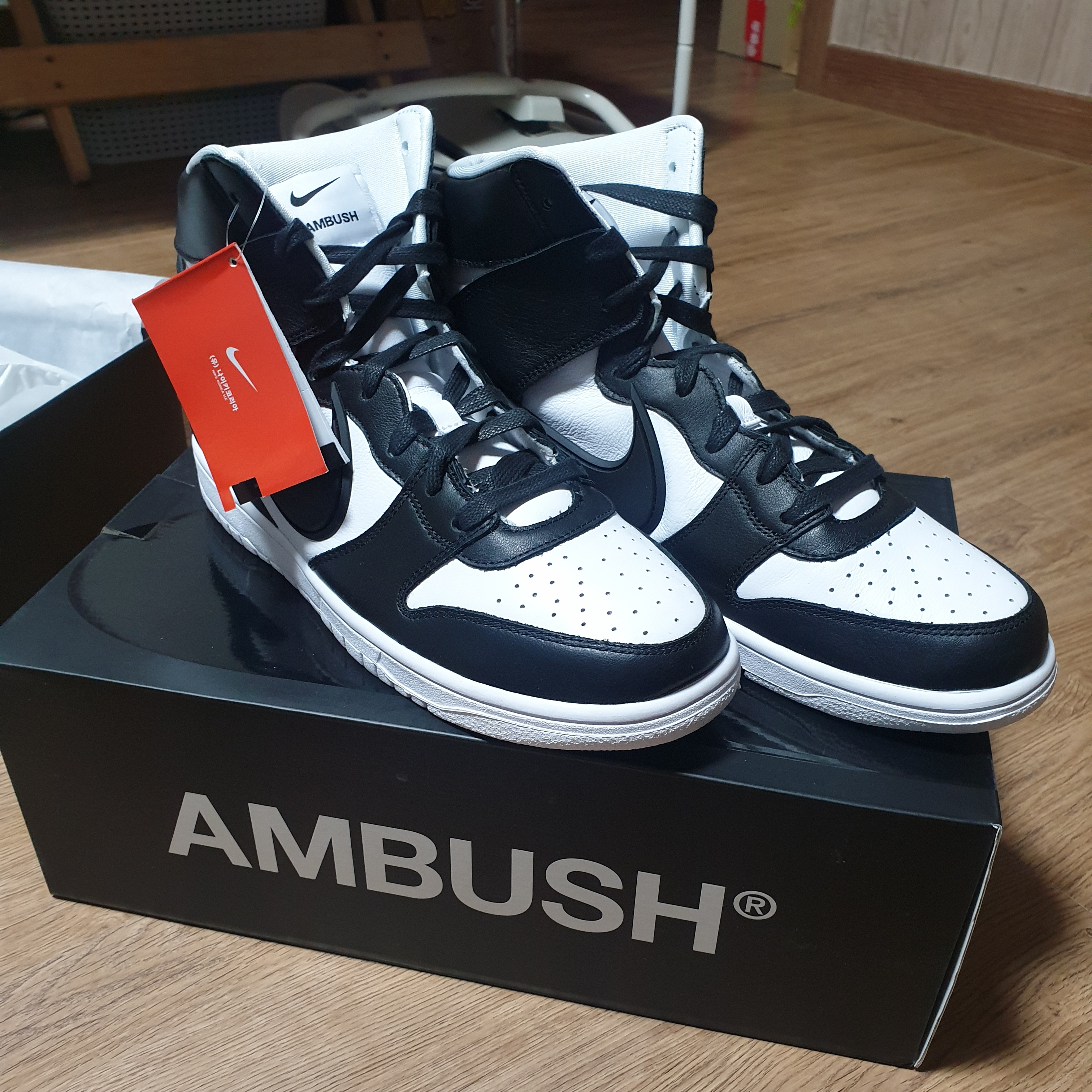 Nike x Ambush Dunk High Black 착용 스타일
