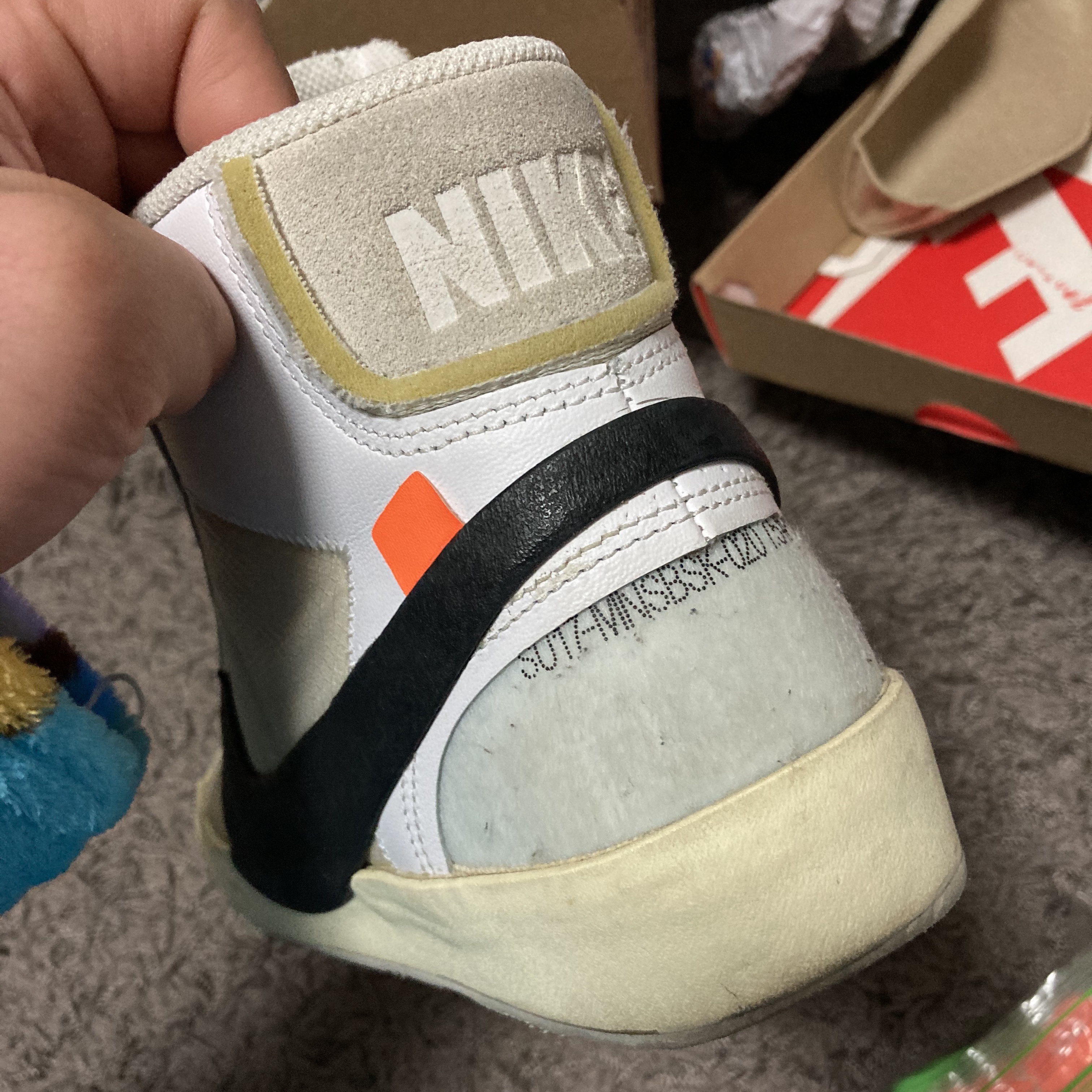 Nike x Off-White Blazer Mid White OG The Ten 착용 스타일 - 2