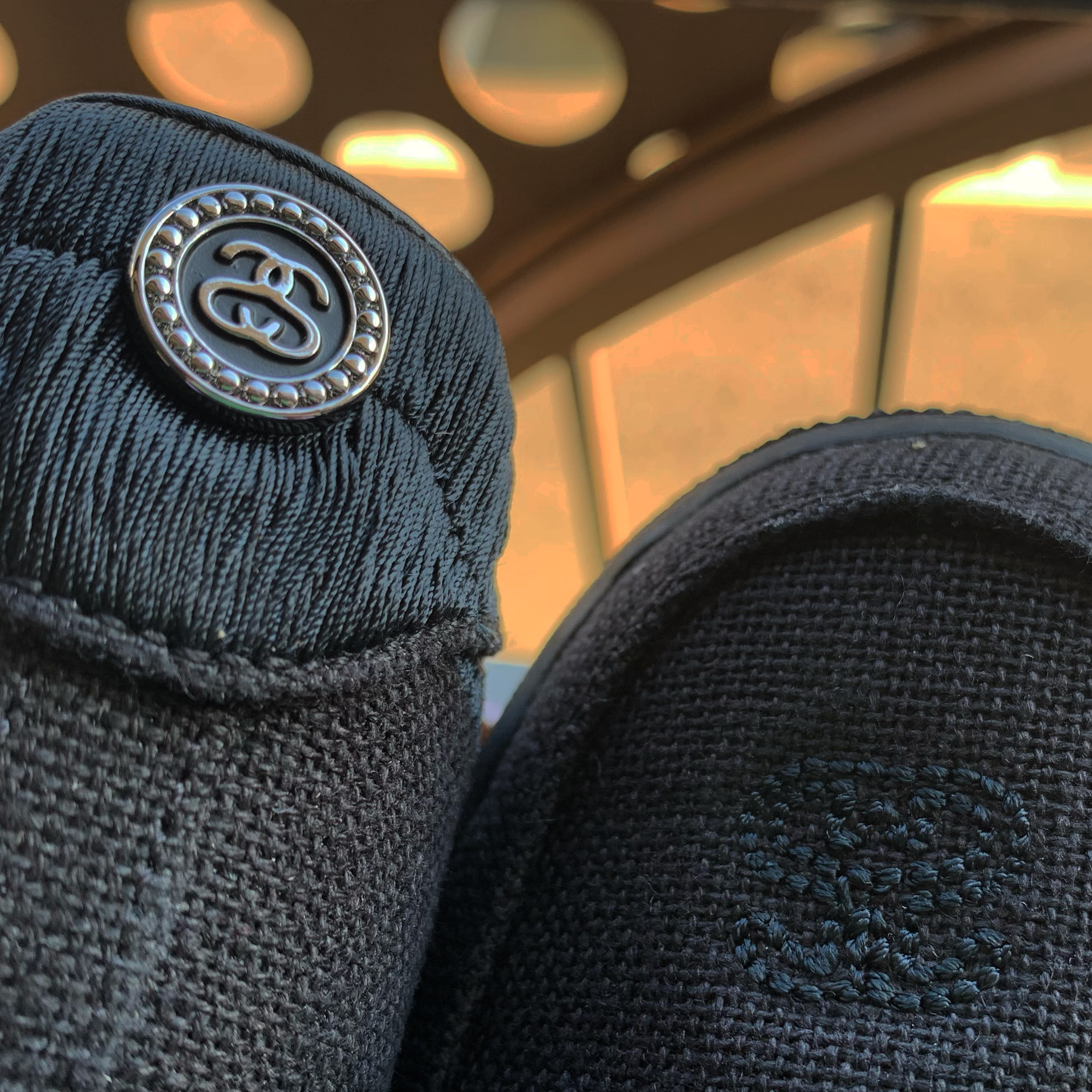 Nike x Stussy Air Force 1 Low Triple Black 착용 스타일