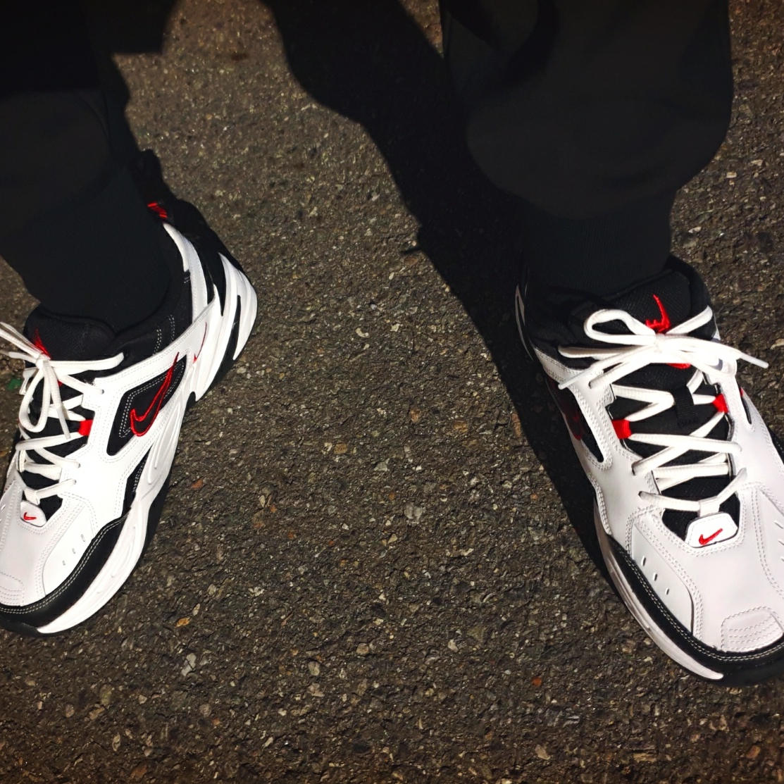 Nike M2K Tekno White Pure Platinum 착용 스타일 - 4