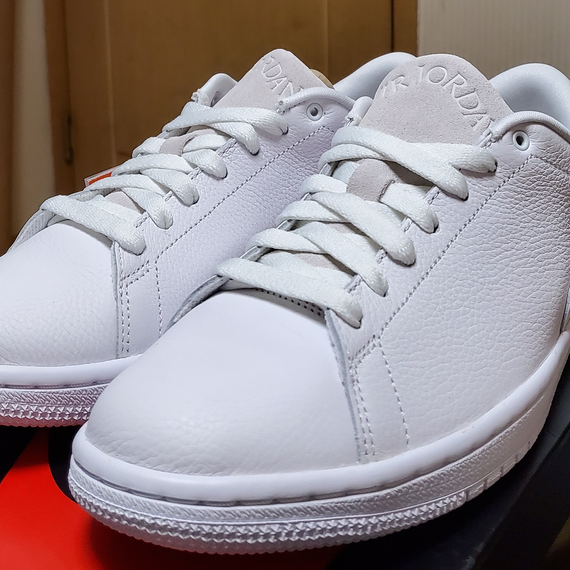 Jordan 1 Centre Court White On White 착용 스타일