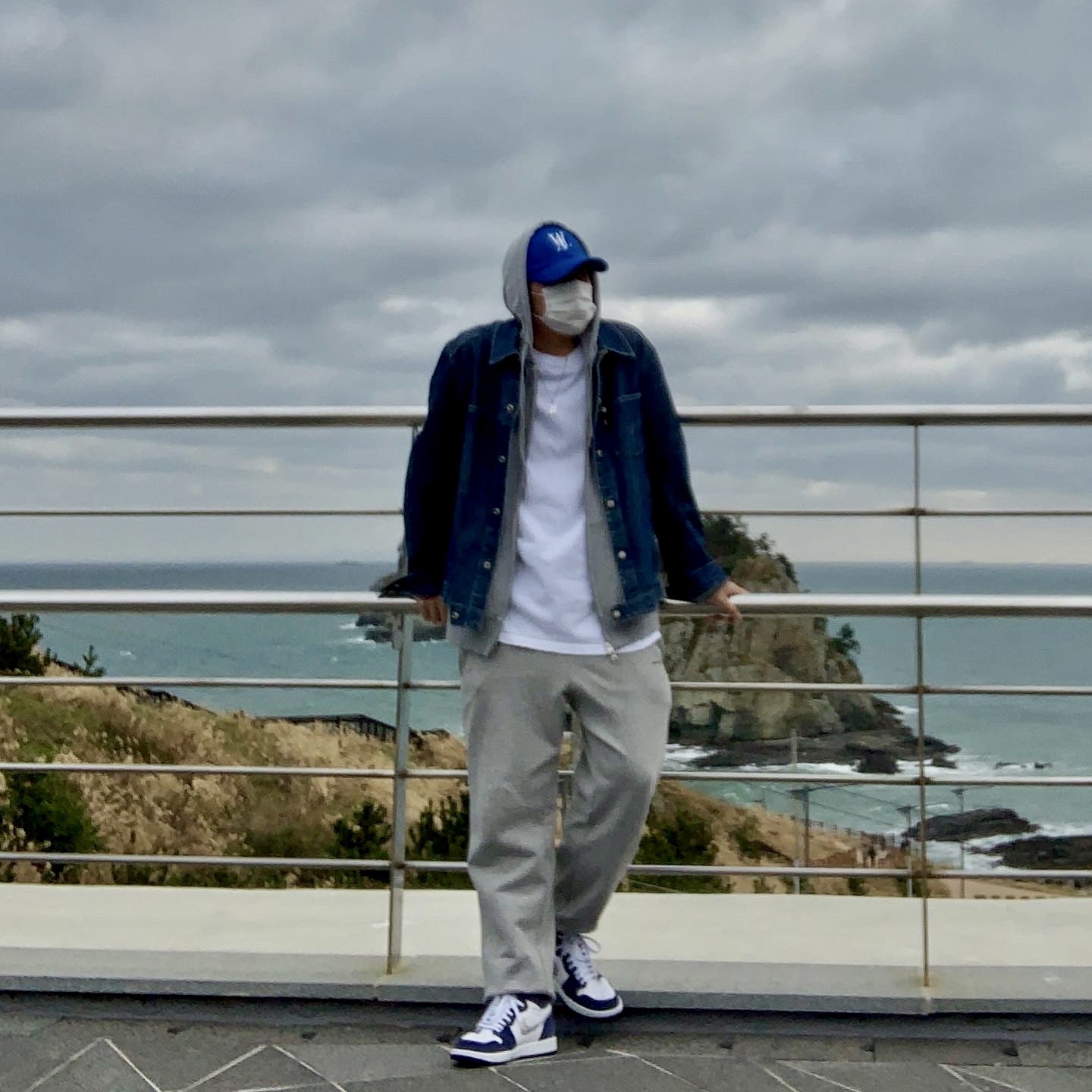 Jordan 1 Retro High OG CO.JP Midnight Navy 착용 스타일