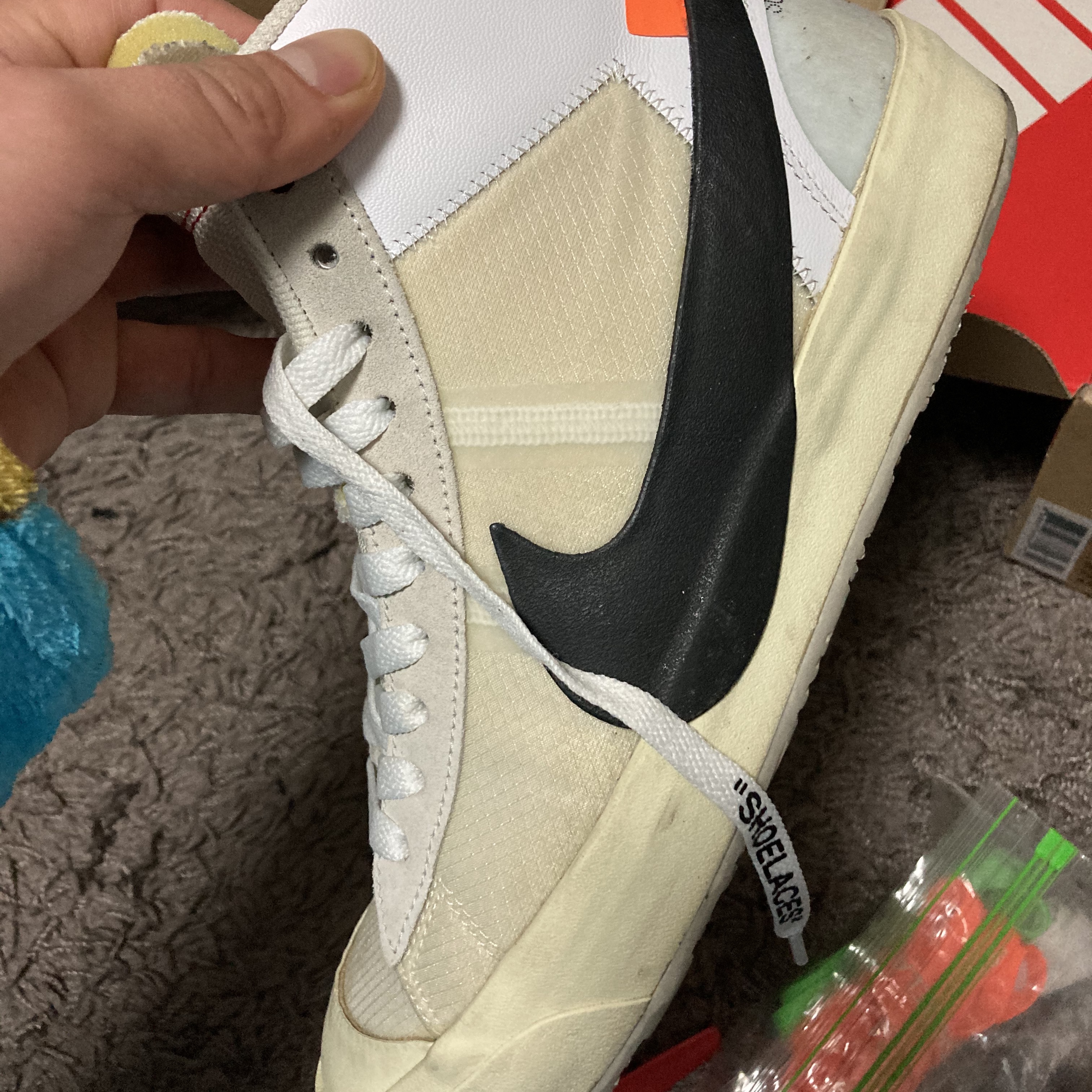 Nike x Off-White Blazer Mid White OG The Ten 착용 스타일 - 1