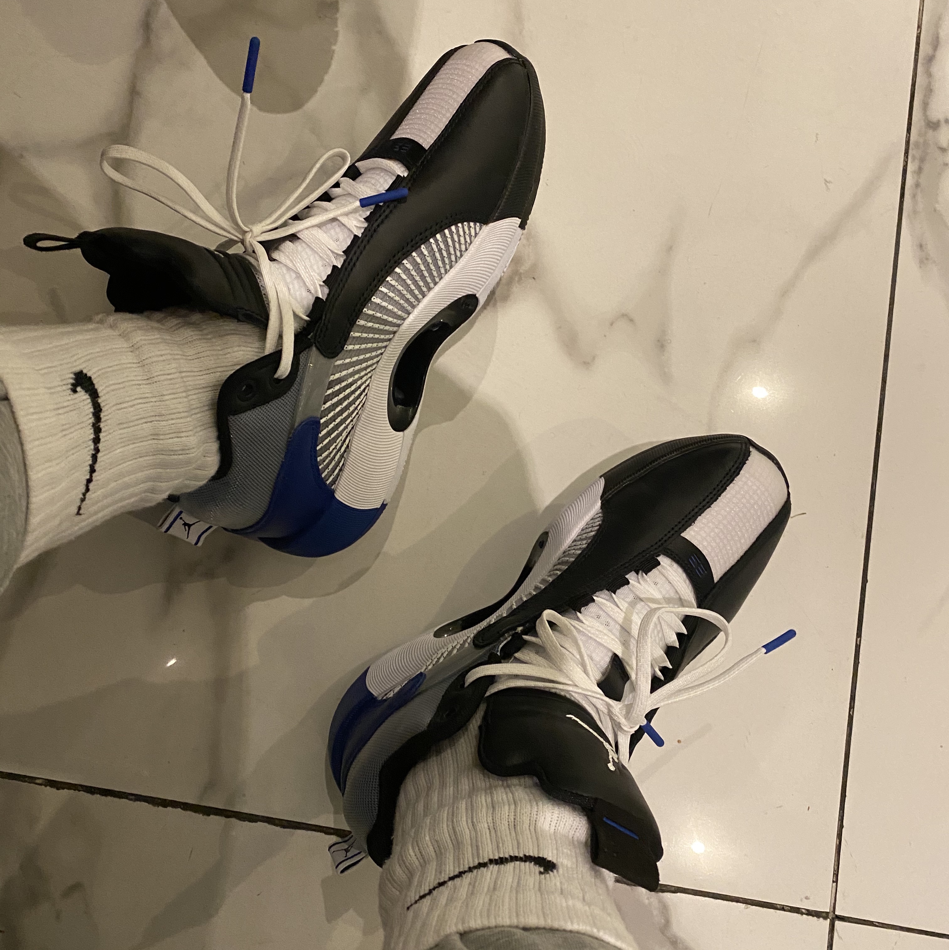 Jordan XXXV x Fragment Base Grey 착용 스타일