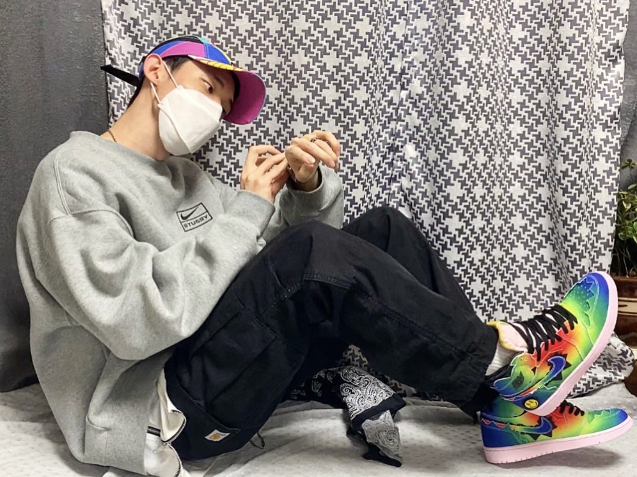 Jordan 1 x J Balvin Retro High OG 착용 스타일 - 1