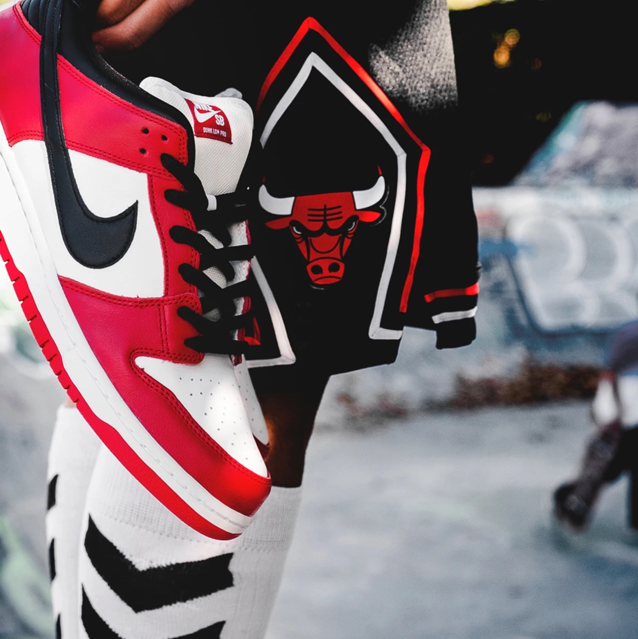 Nike SB Dunk Low Pro Chicago 착용 스타일