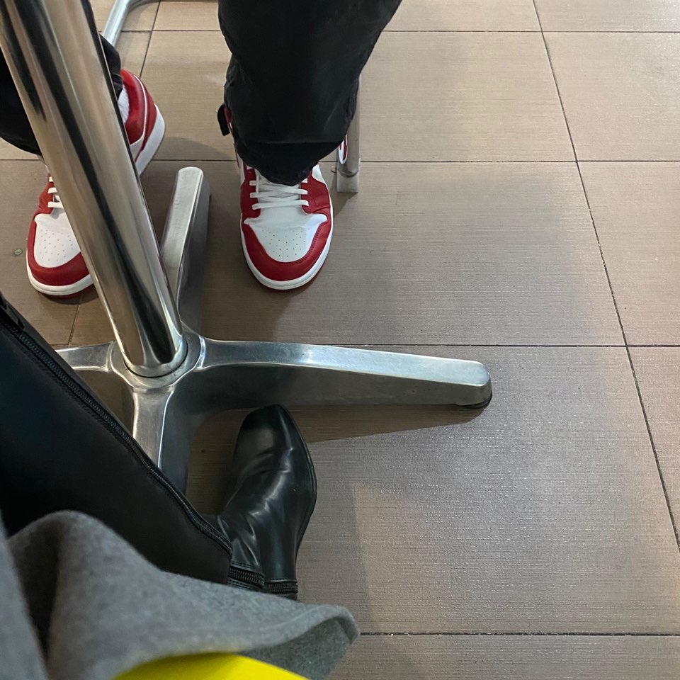 Jordan 1 Low Gym Red White 착용 스타일