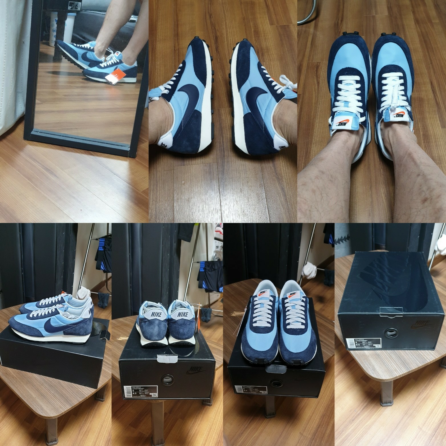 Nike Daybreak Light Armory Blue 착용 스타일