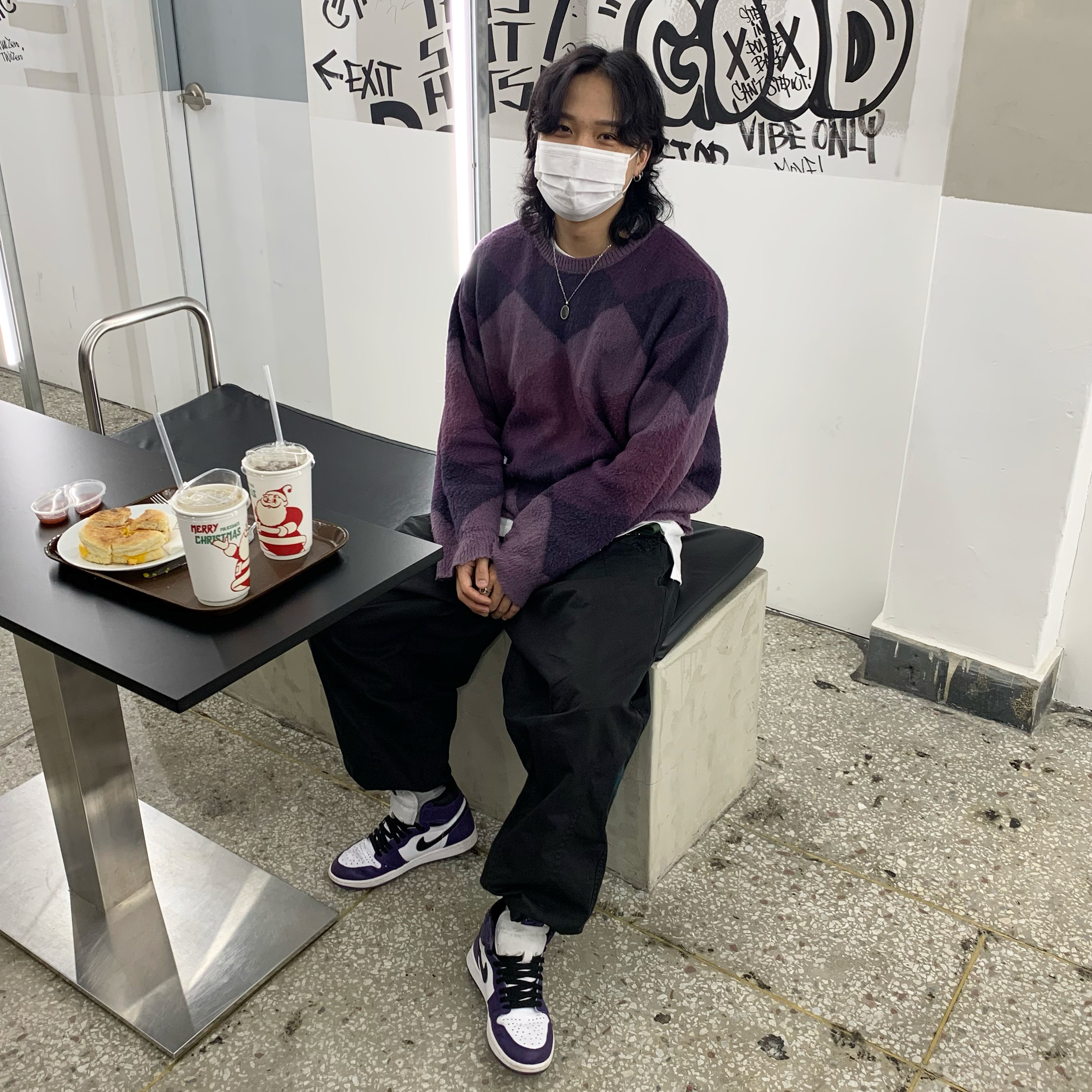 Jordan 1 Retro High OG Court Purple 2020 착용 스타일
